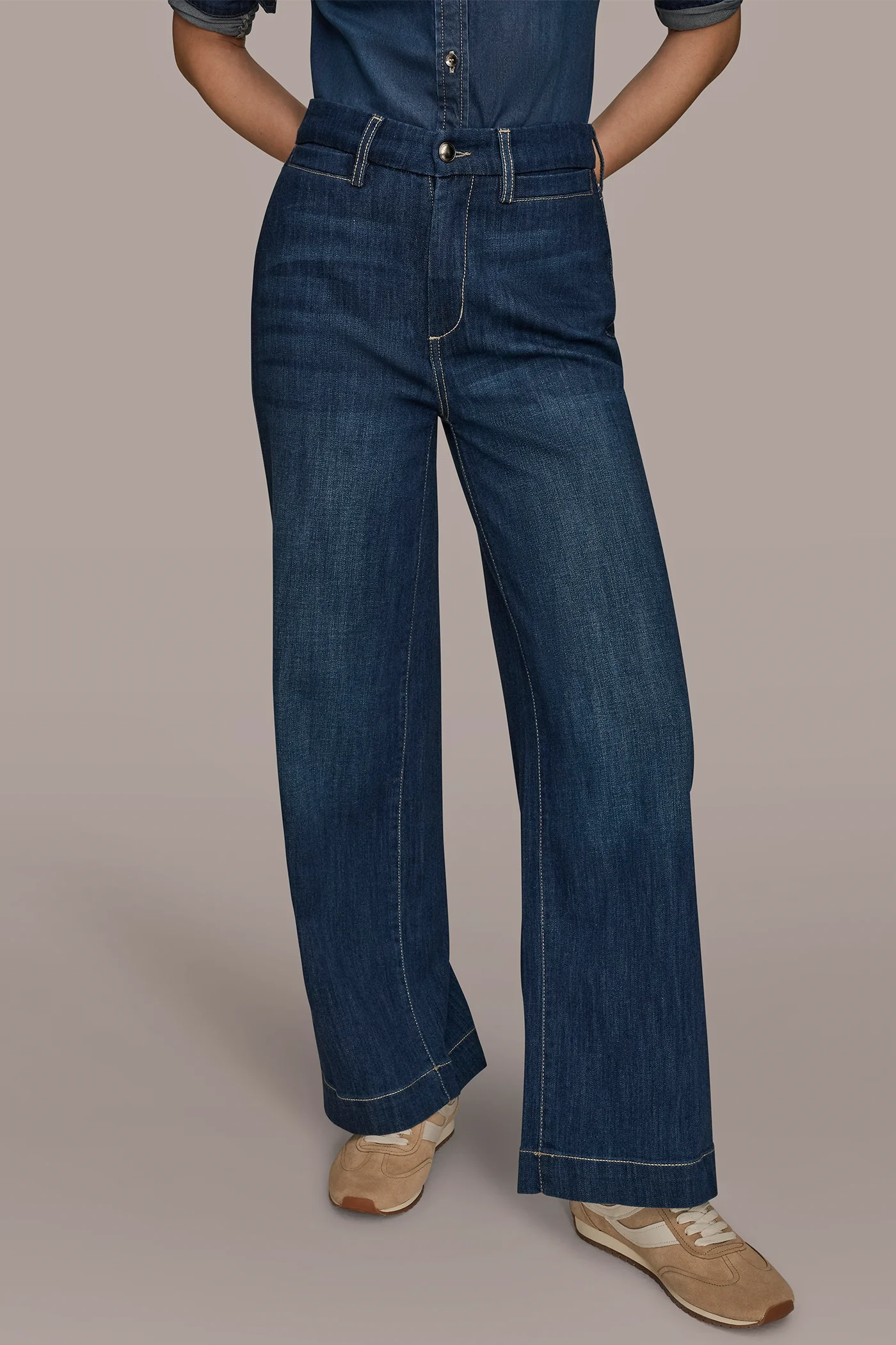 THE DONNA HIGH-RISE WIDE-LEG JEAN - VXVOV