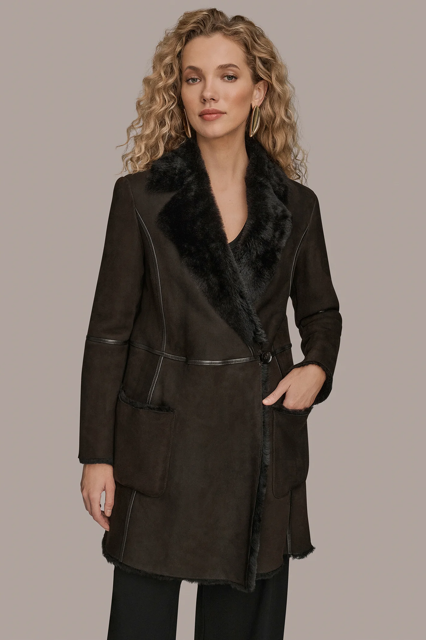 SHEARLING COAT - VXVOV