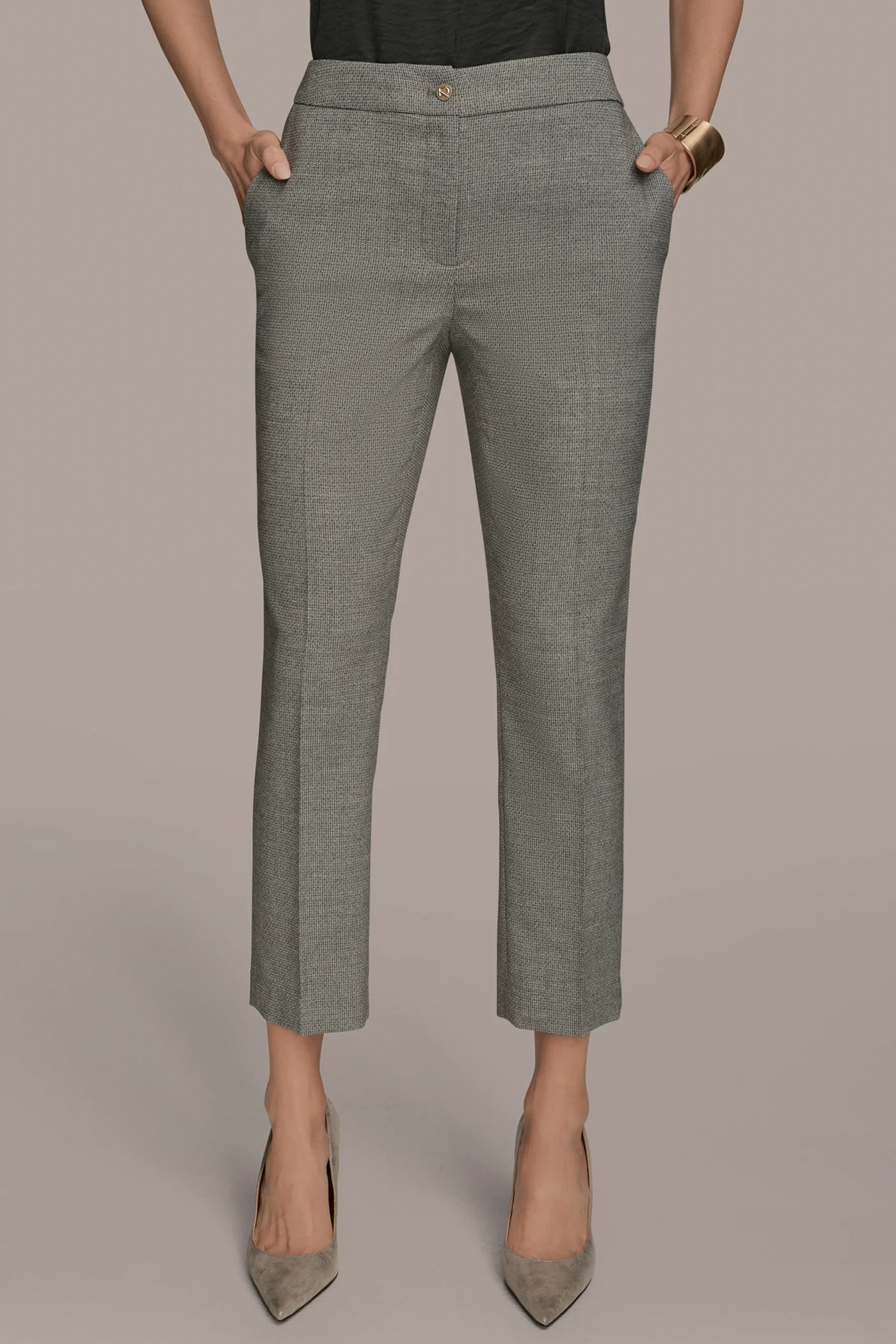 MID-RISE SLIM ANKLE SUIT PANT - VXVOV
