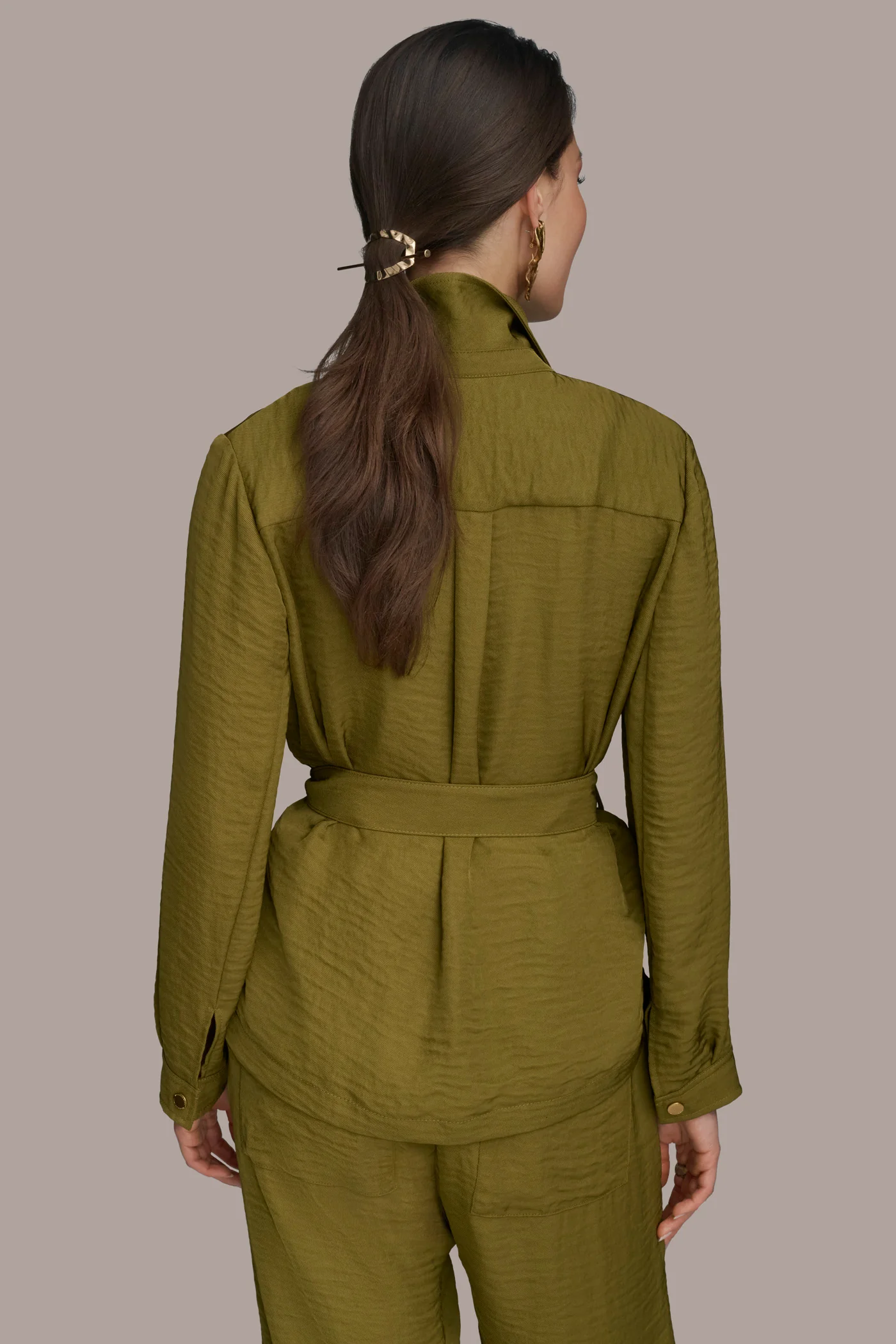BELTED UTILITY JACKET - VXVOV