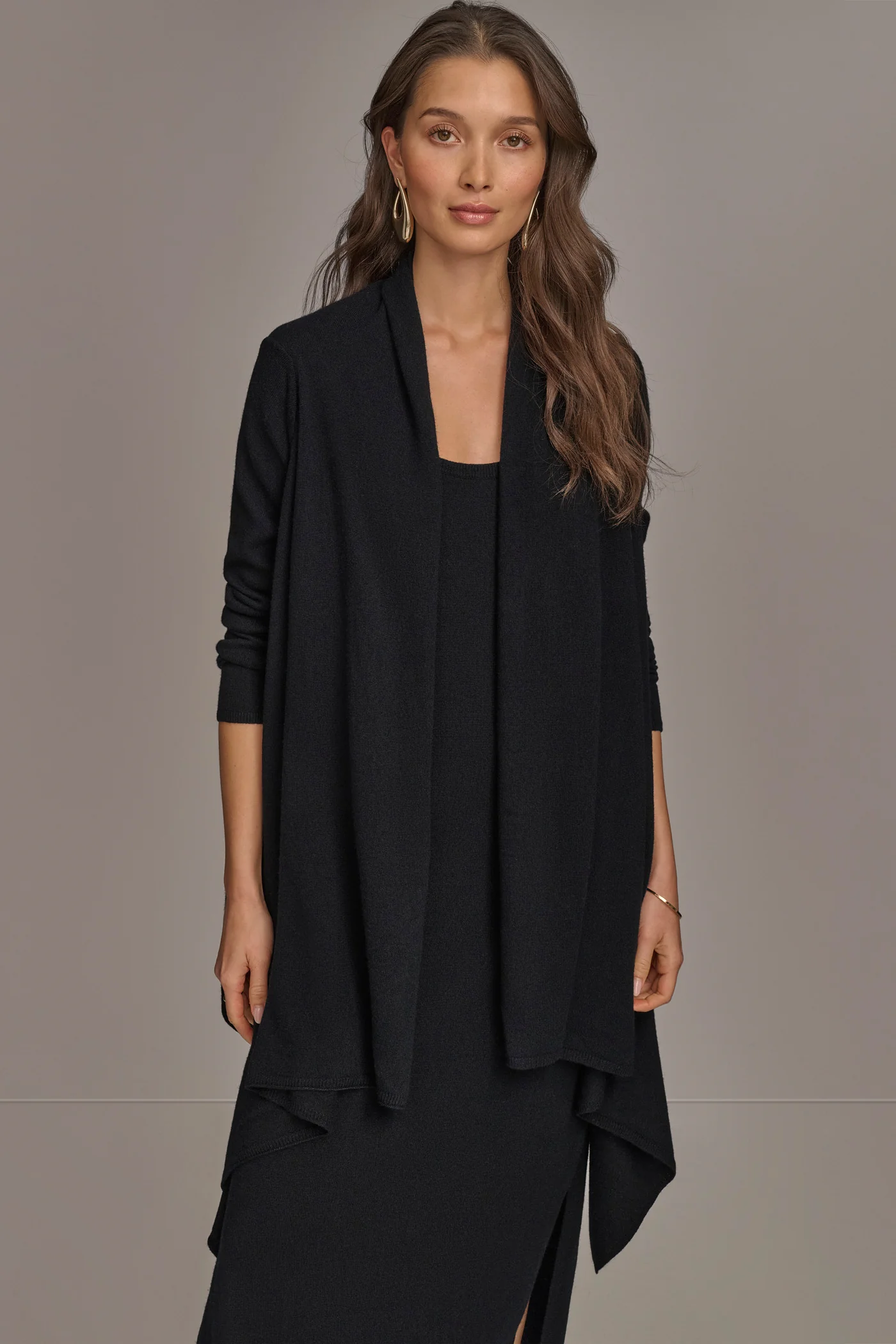 CASHMERE LONG SLEEVE CARDIGAN - VXVOV