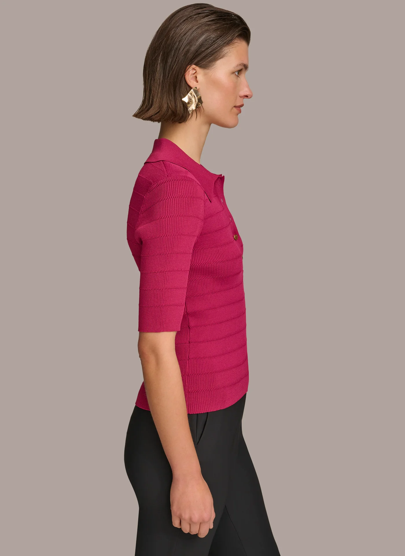 COLLAR BUTTON TOP - VXVOV
