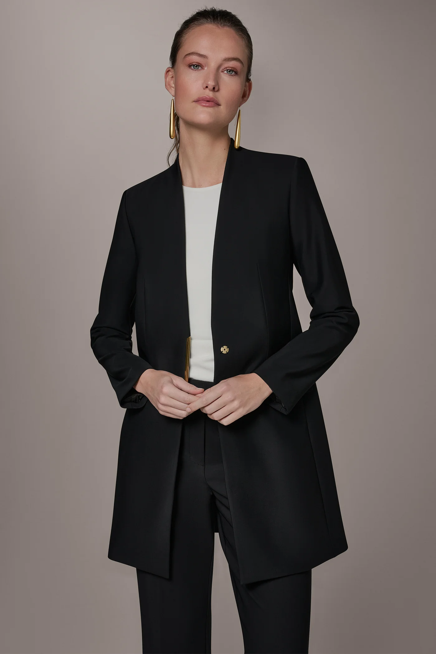 COLLARLESS TOPPER - VXVOV