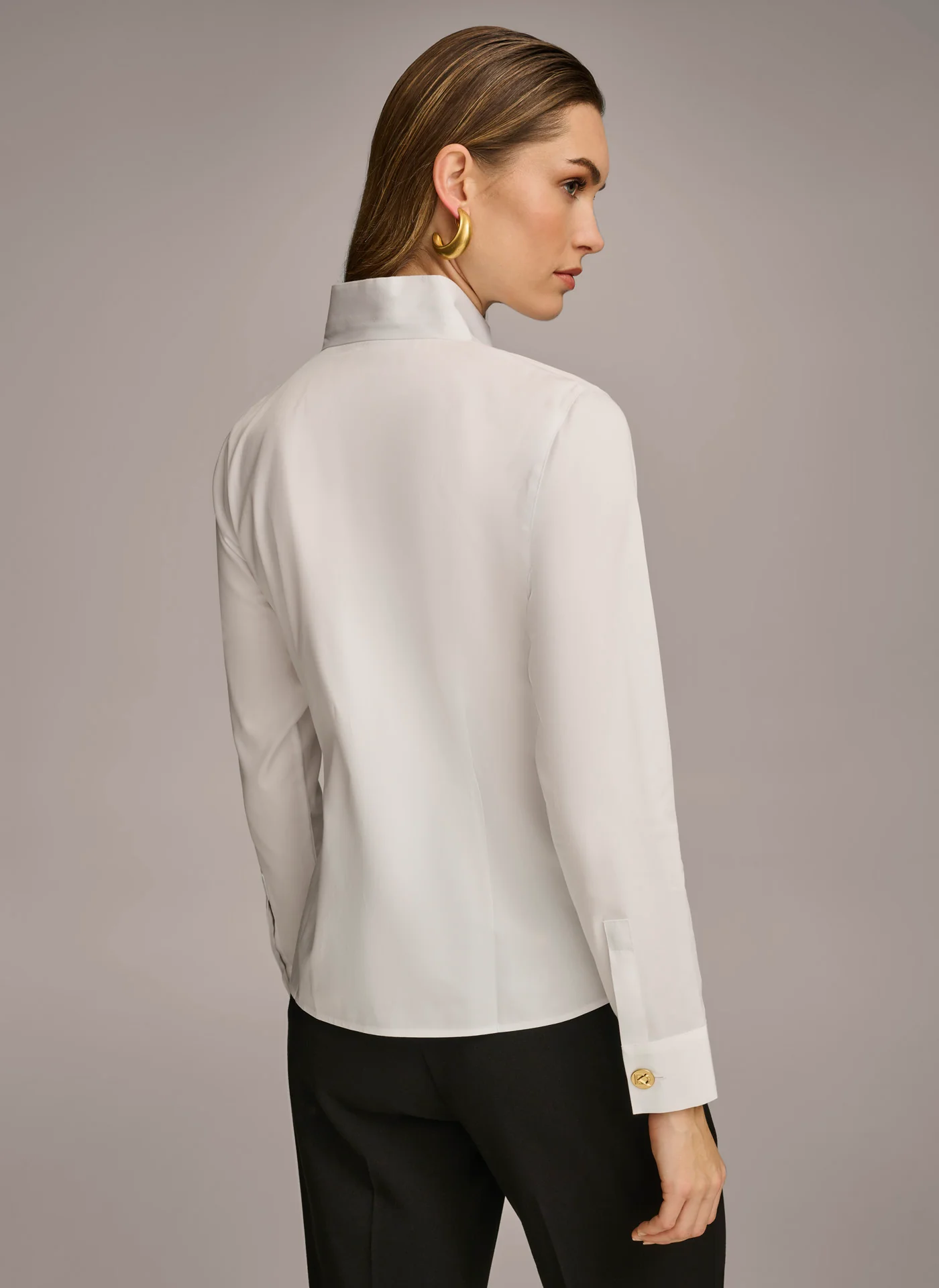 COTTON NOTCH COLLAR BUTTON DOWN - VXVOV