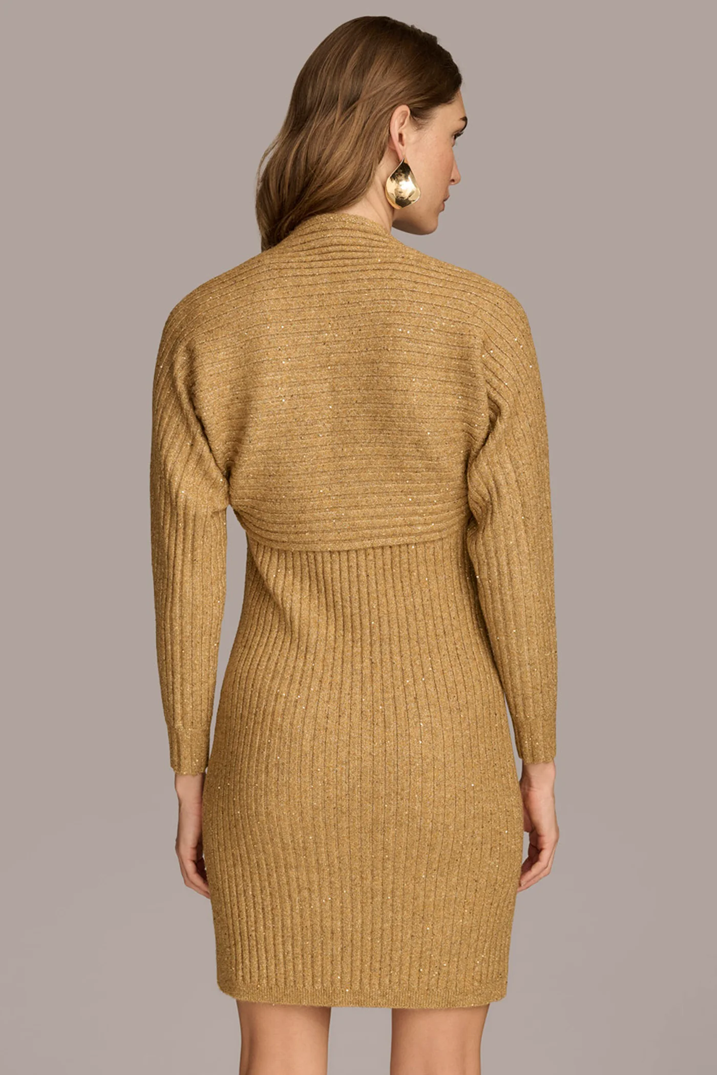 SWEATER DRESS WITH SHRUG - VXVOV