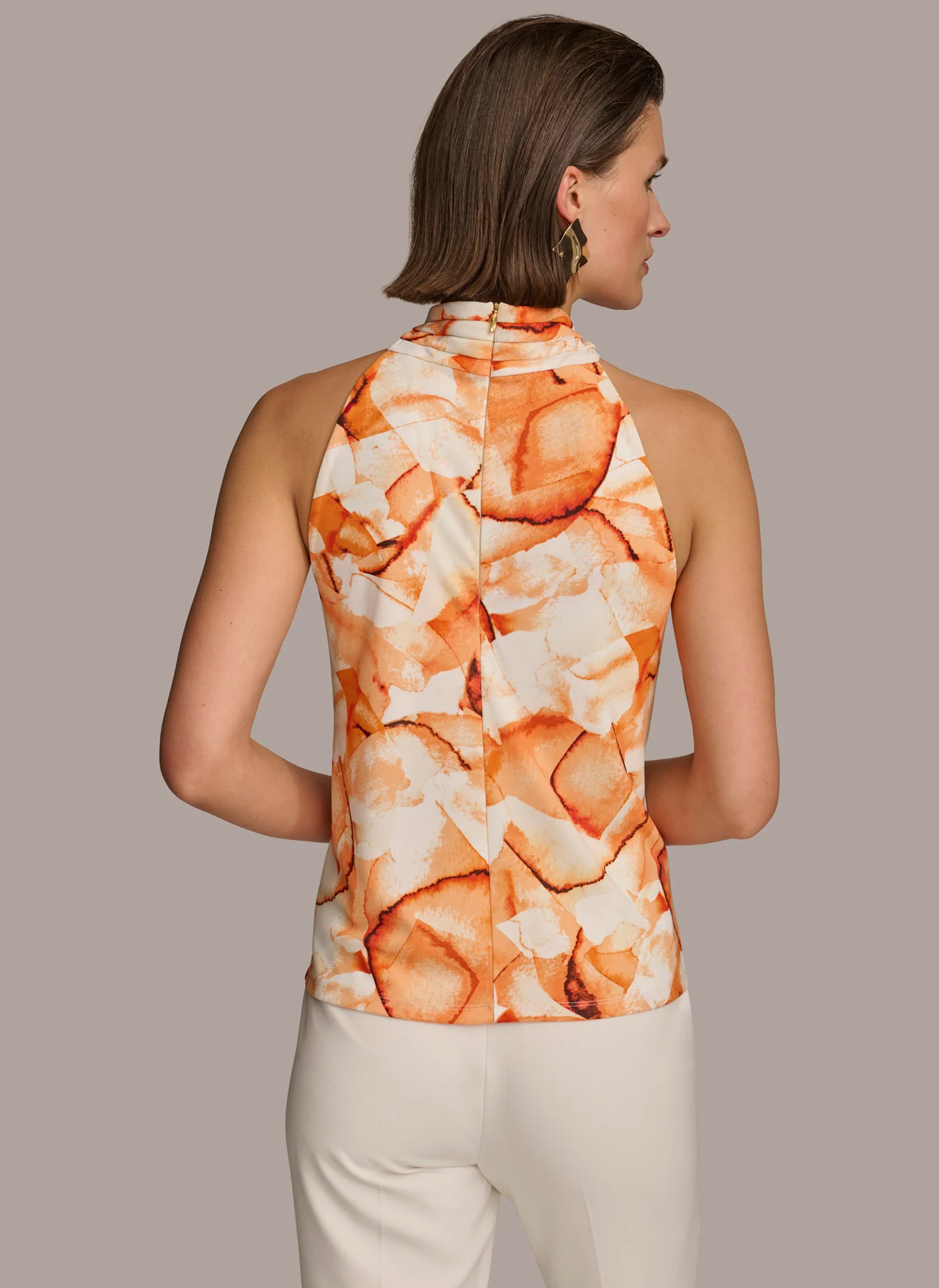 PRINT HALTER WITH TWIST HARDWARE - VXVOV