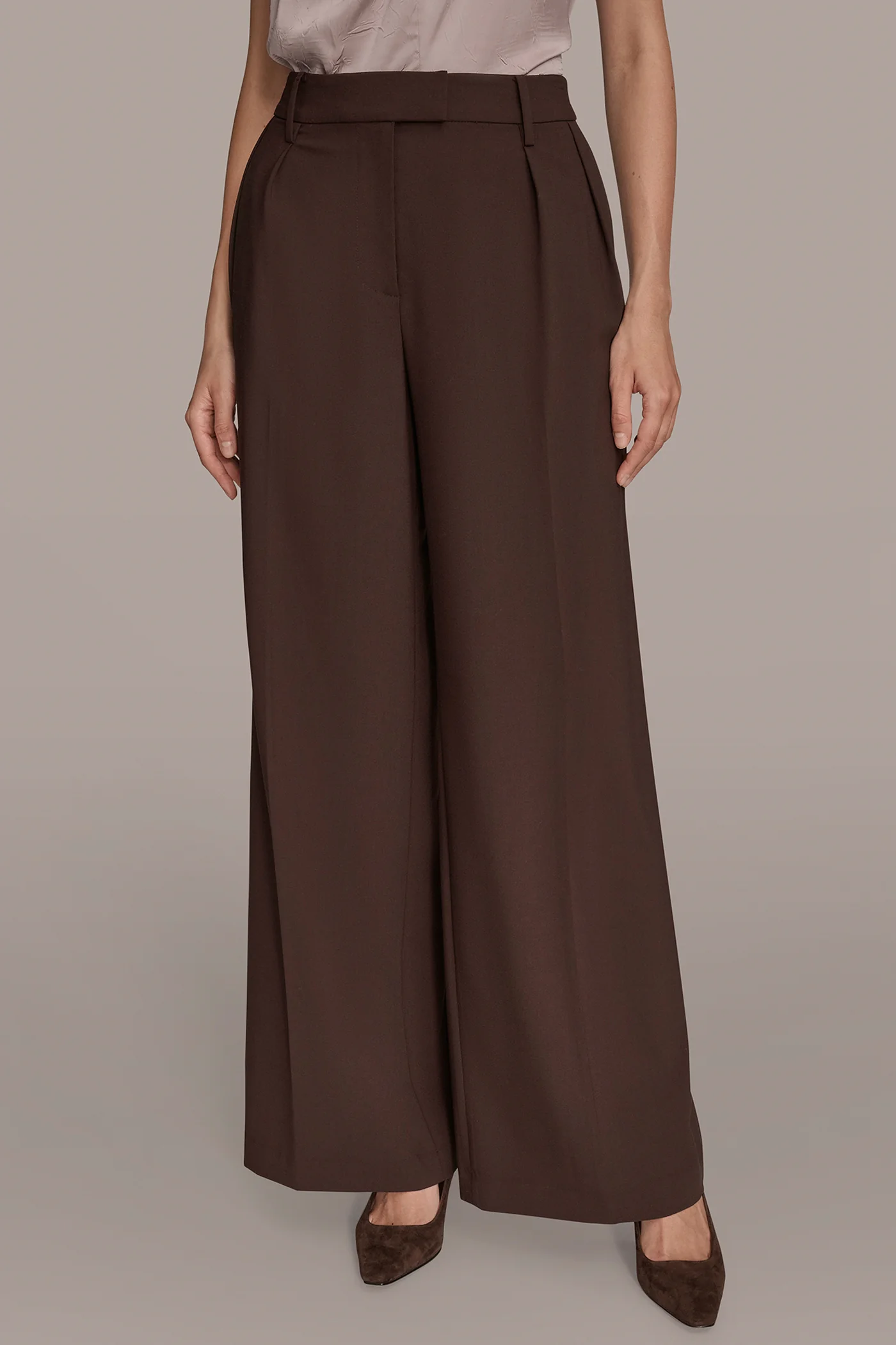 EXTRA HIGH-RISE TAB-WAIST WIDE-LEG PANT - VXVOV