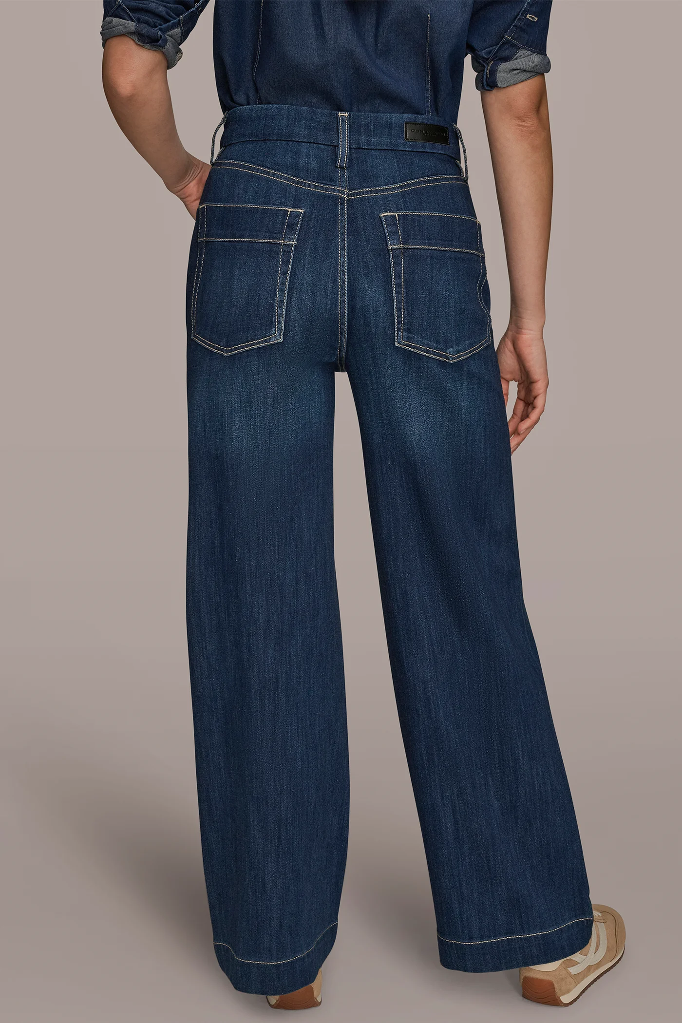 THE DONNA HIGH-RISE WIDE-LEG JEAN - VXVOV