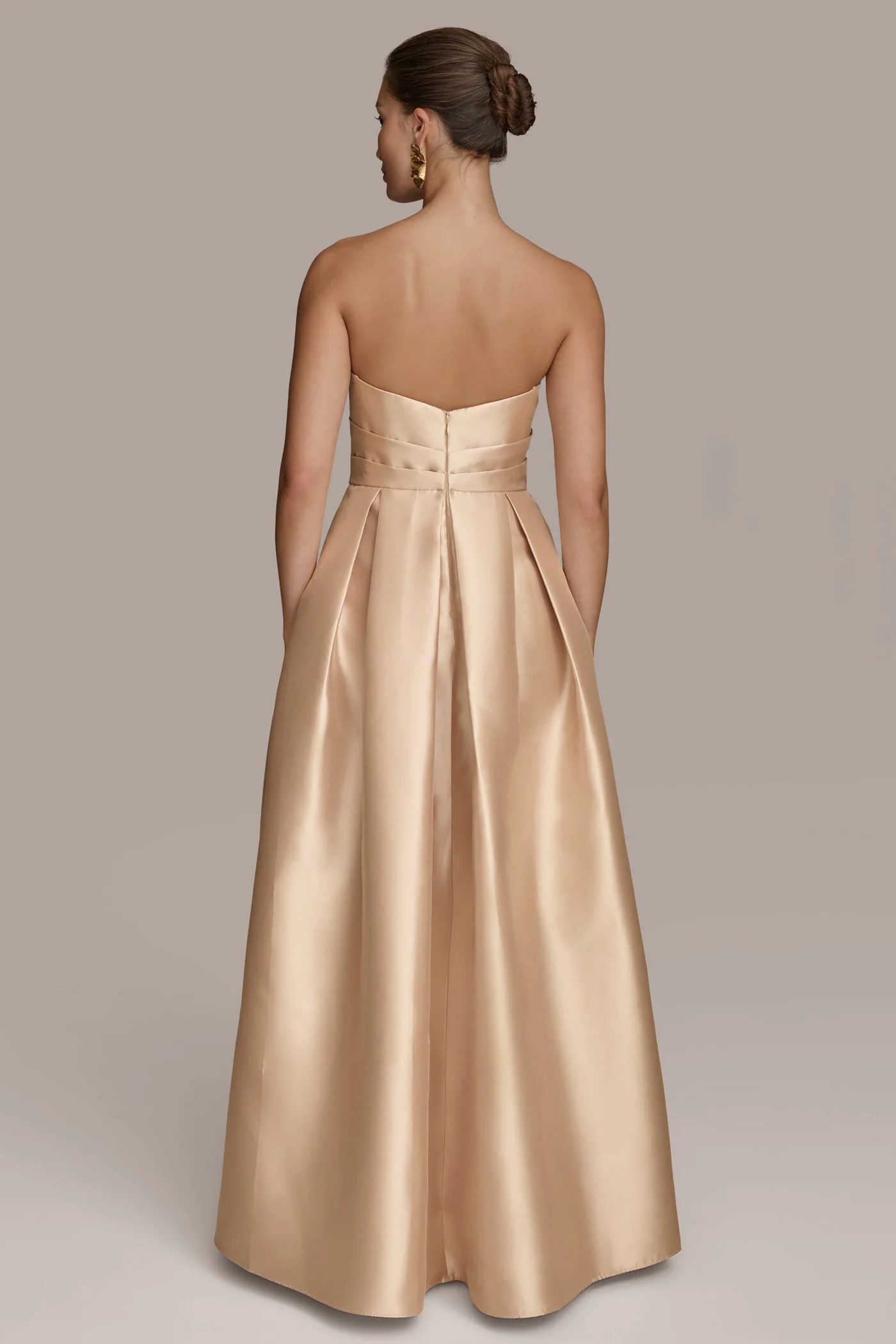 MIKADO STRAPLESS SWEETHEART BALL GOWN - VXVOV