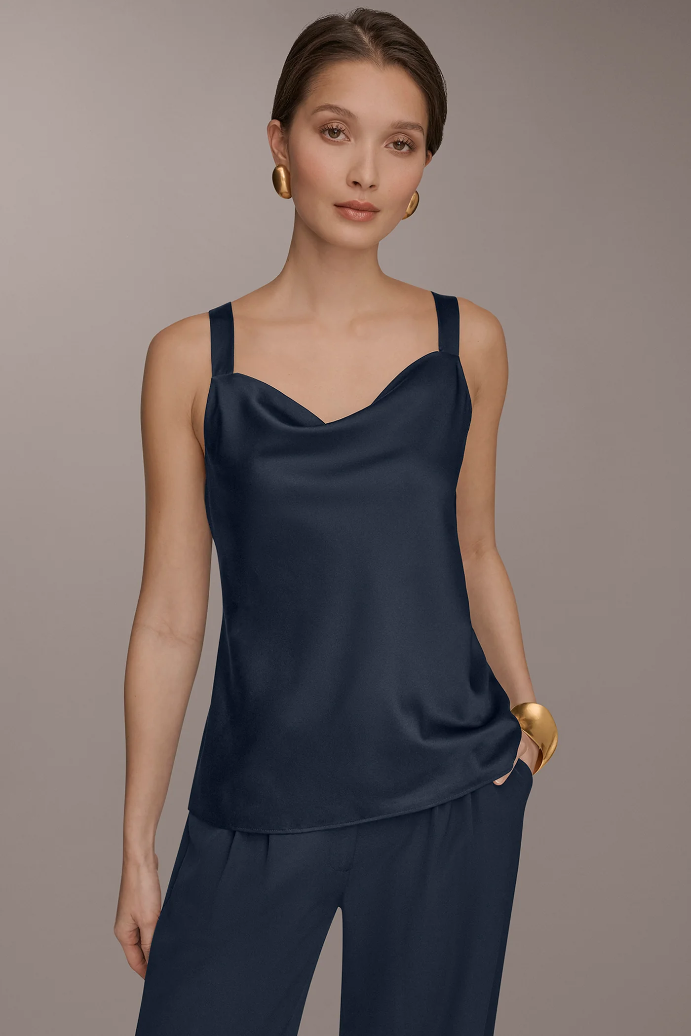 COWL-NECK CAMI - VXVOV
