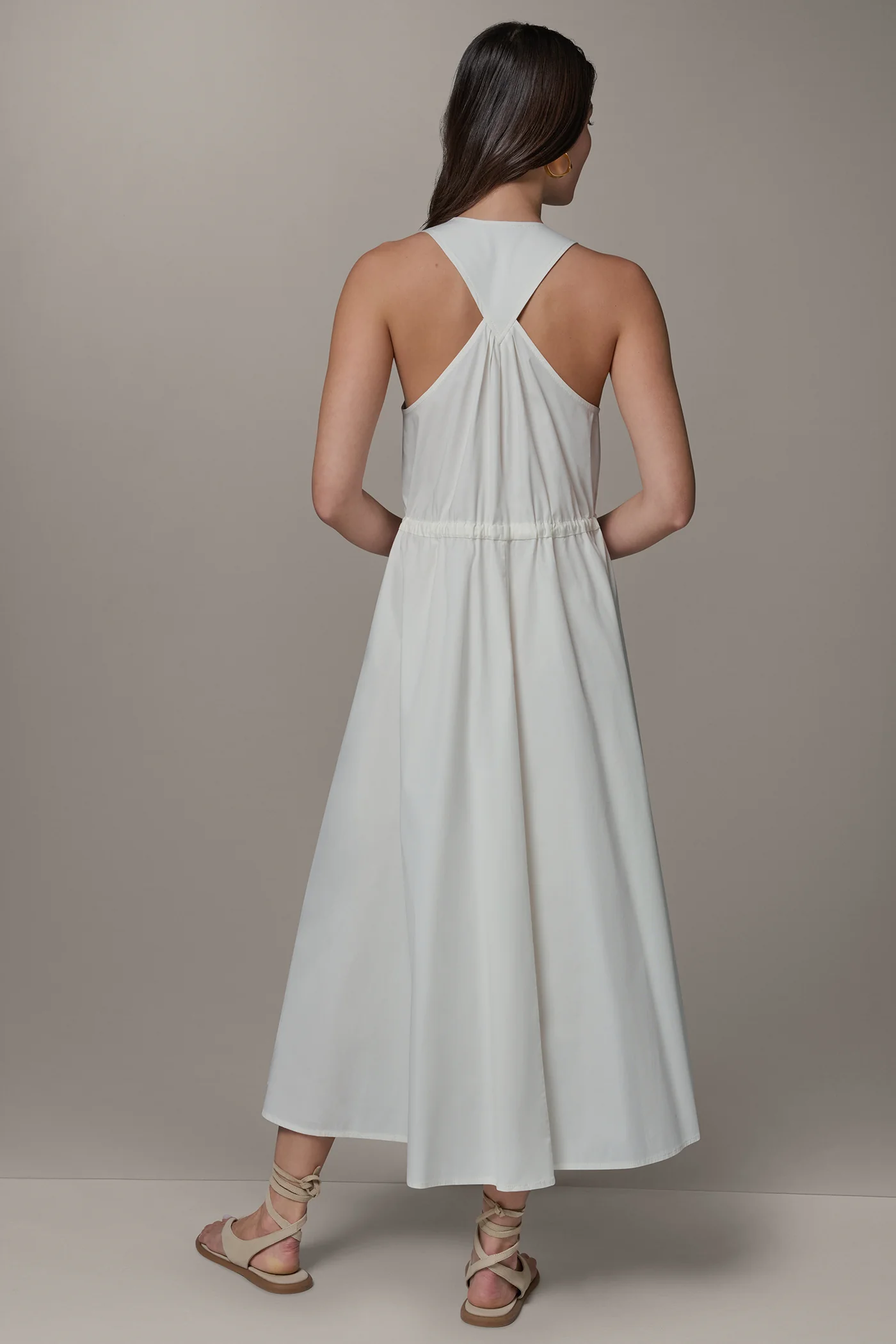 HALTER BUTTON FRONT DRESS - VXVOV