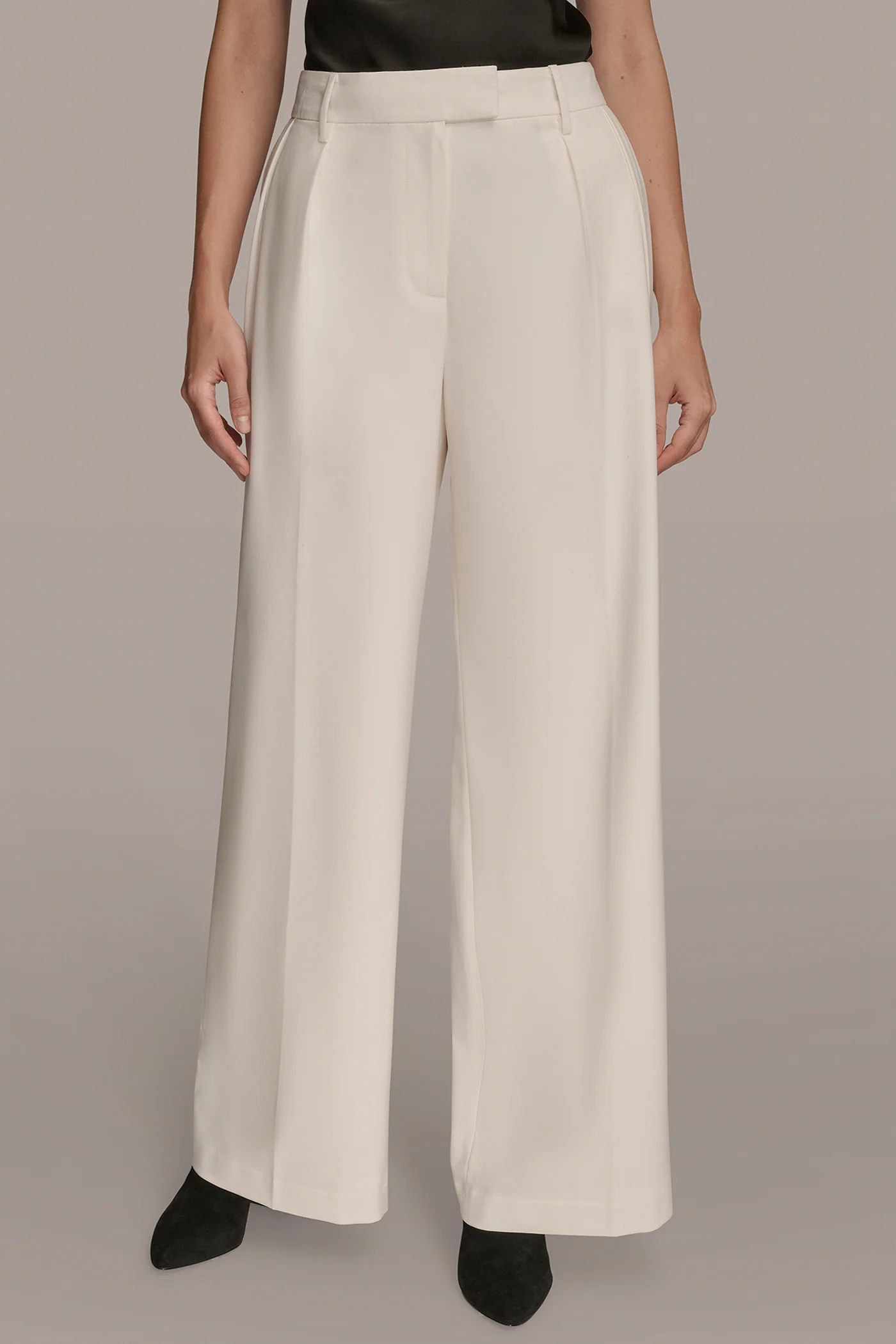 EXTRA HIGH-RISE TAB-WAIST WIDE-LEG PANT - VXVOV