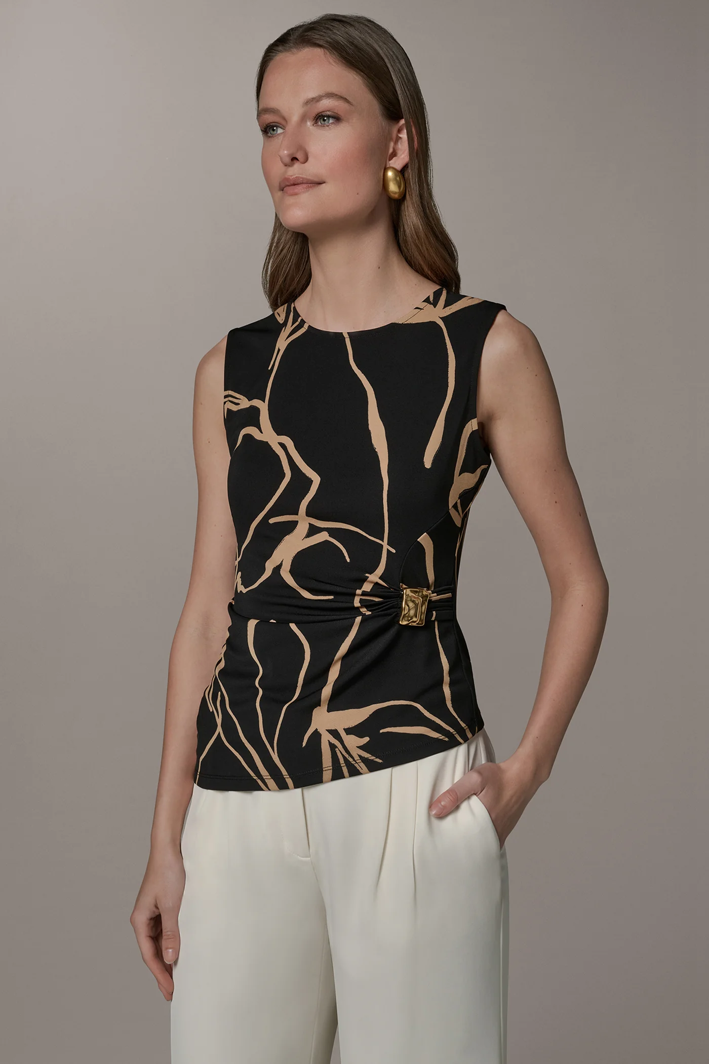 ASYMMETRIC KNIT TOP - VXVOV