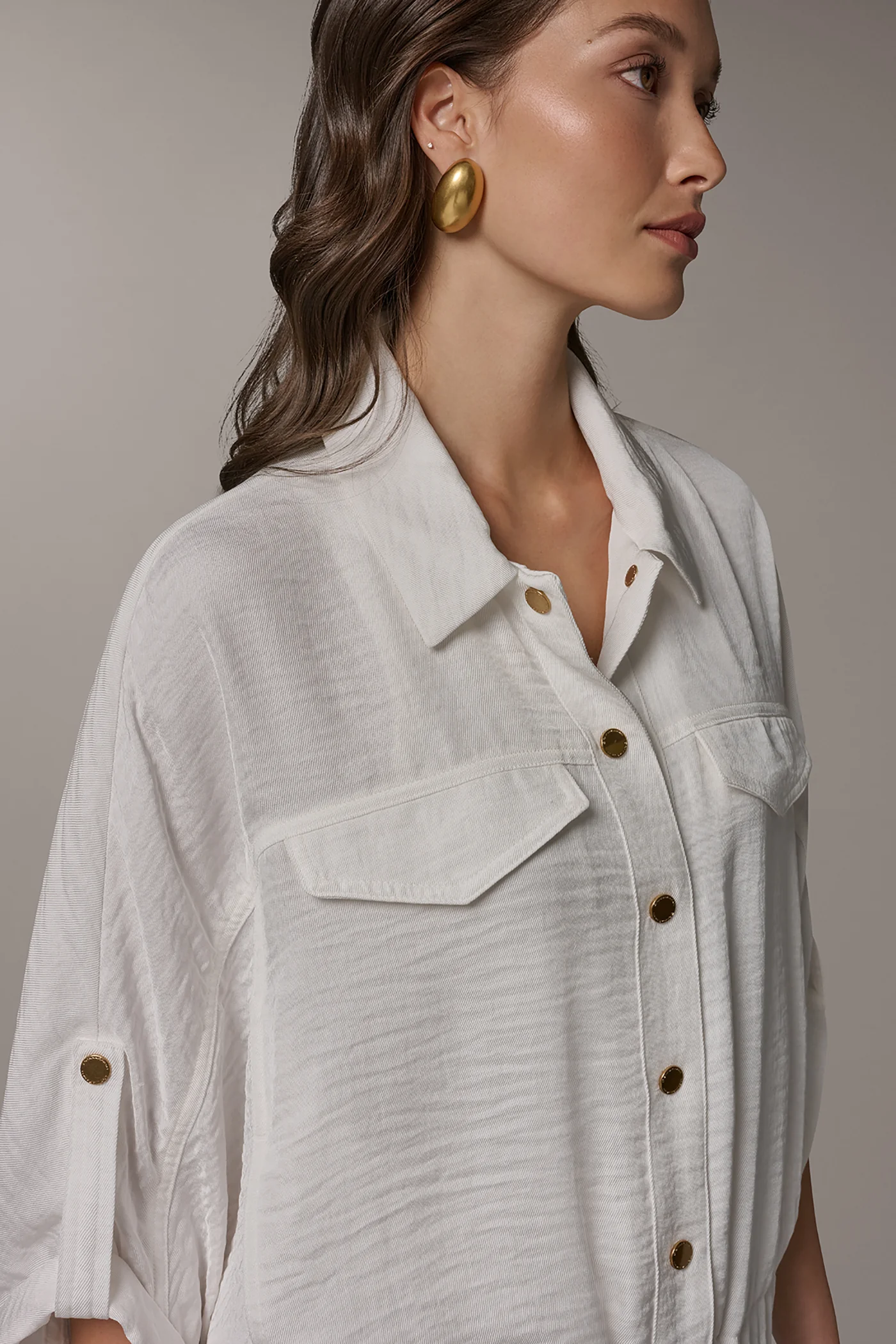 CINCHED HEM SHIRT - VXVOV