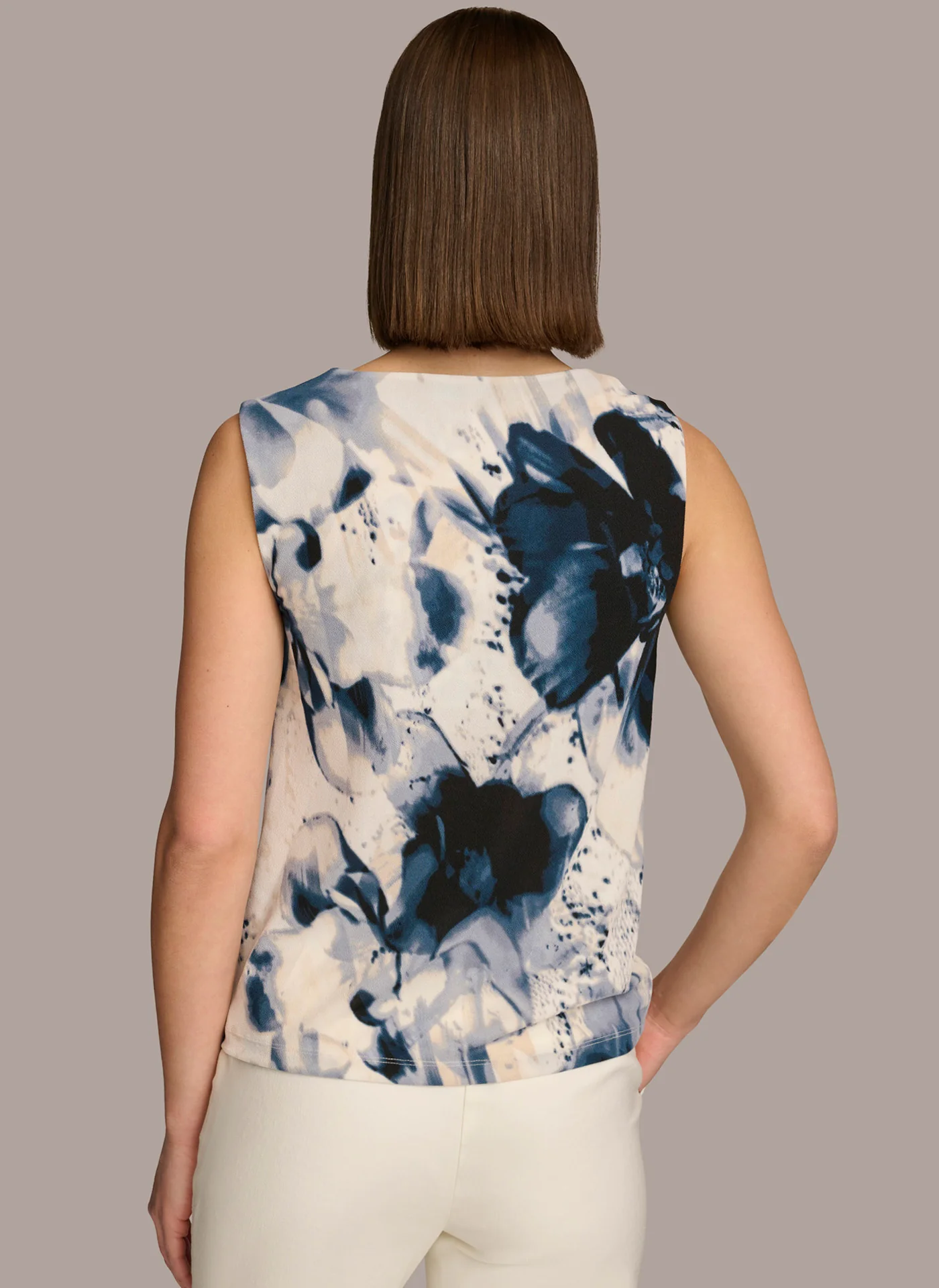 PRINTED HARDWARE SHOULDER TOP - VXVOV