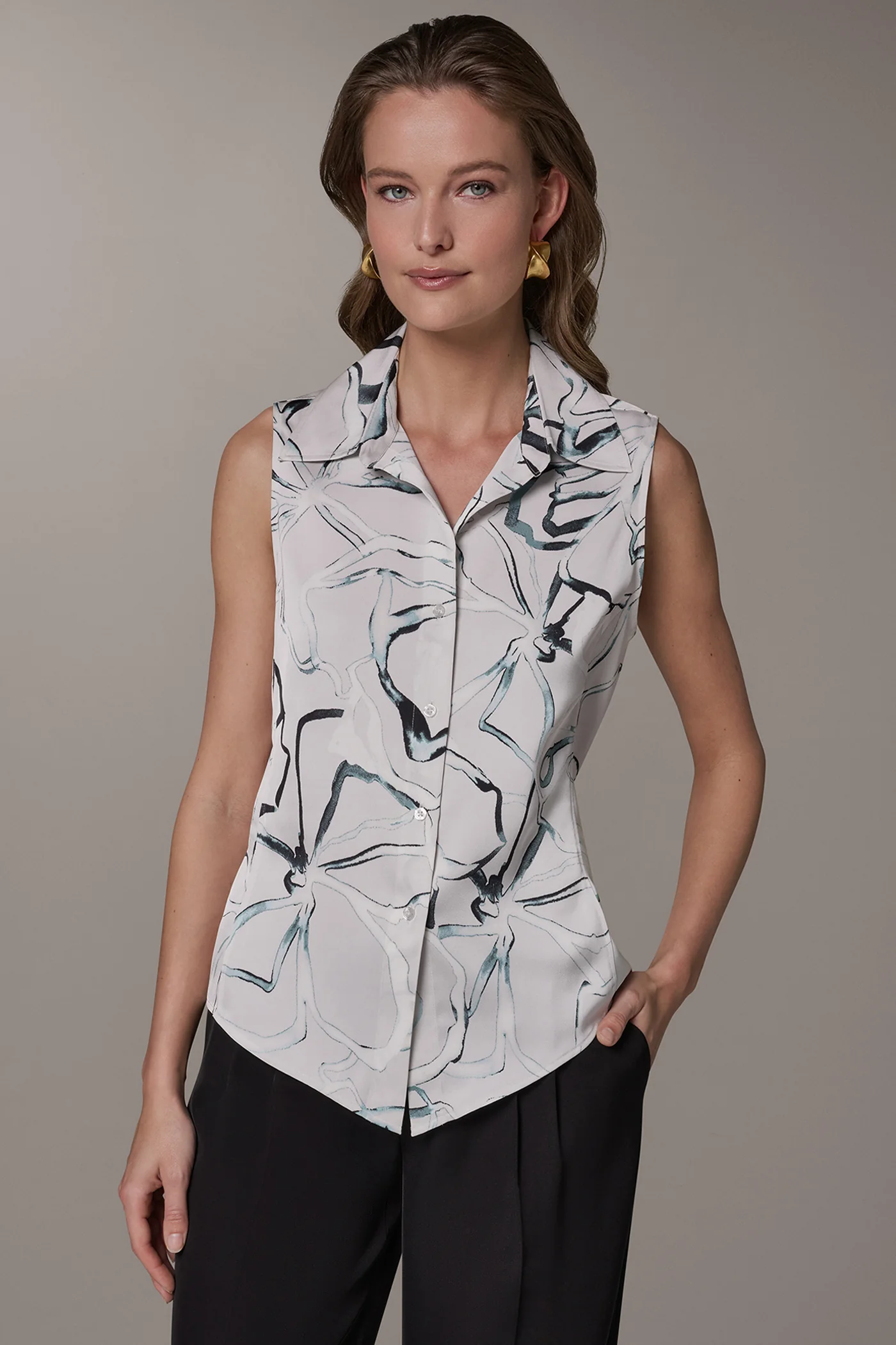 PRINTED BLOUSE - VXVOV