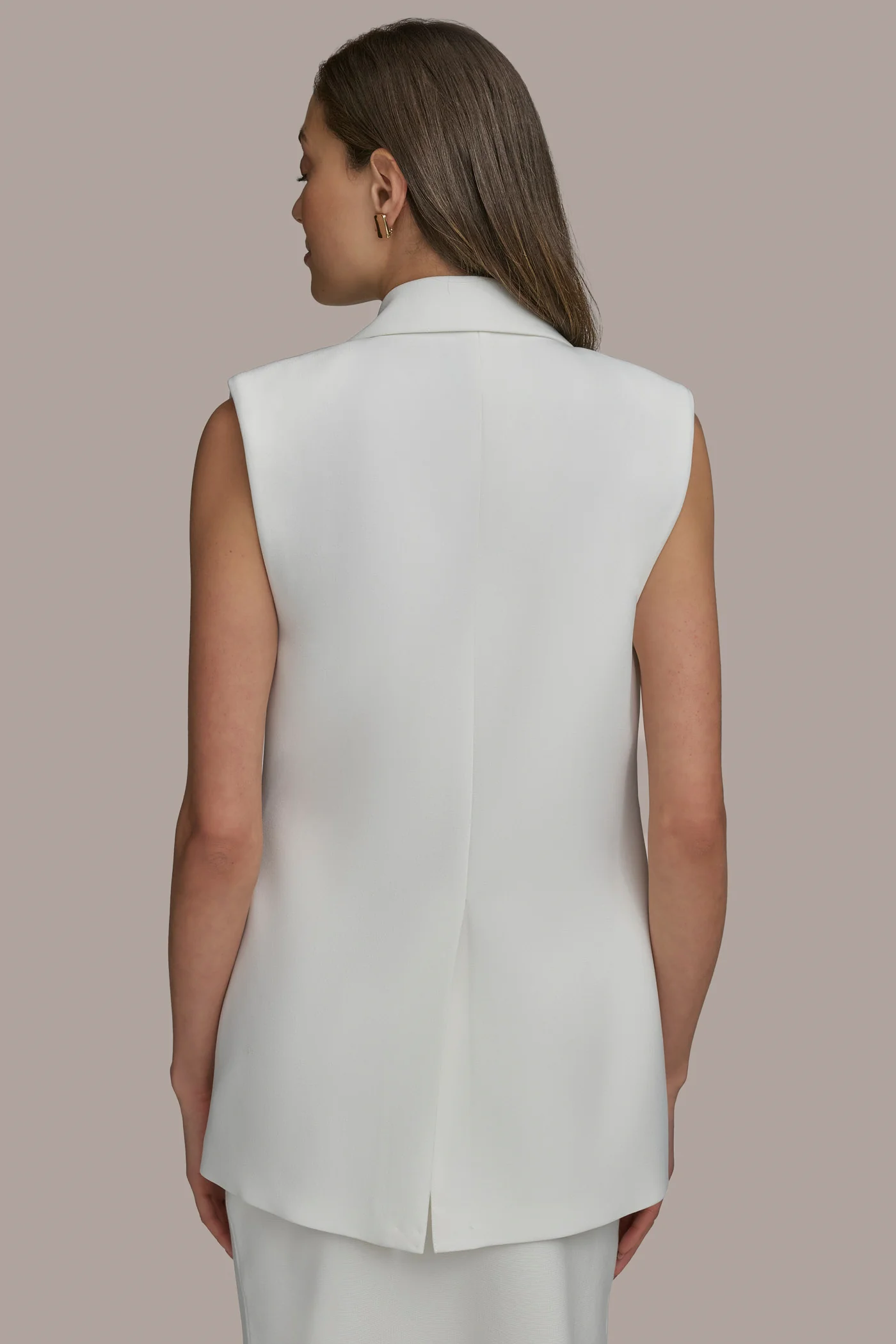 BUTTON VEST WITH POCKET DETAIL - VXVOV