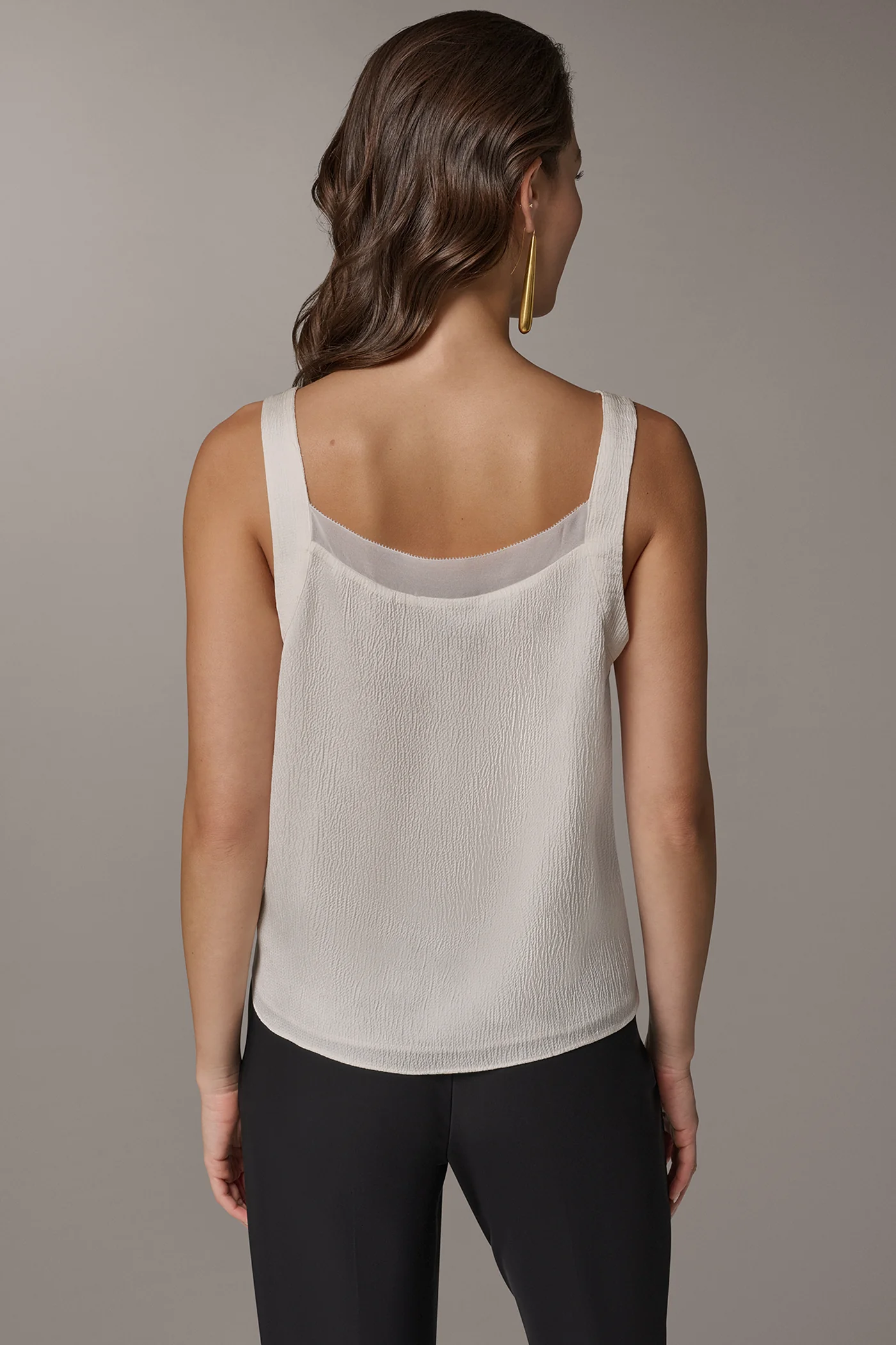 CHIFFON TRIM SHELL - VXVOV