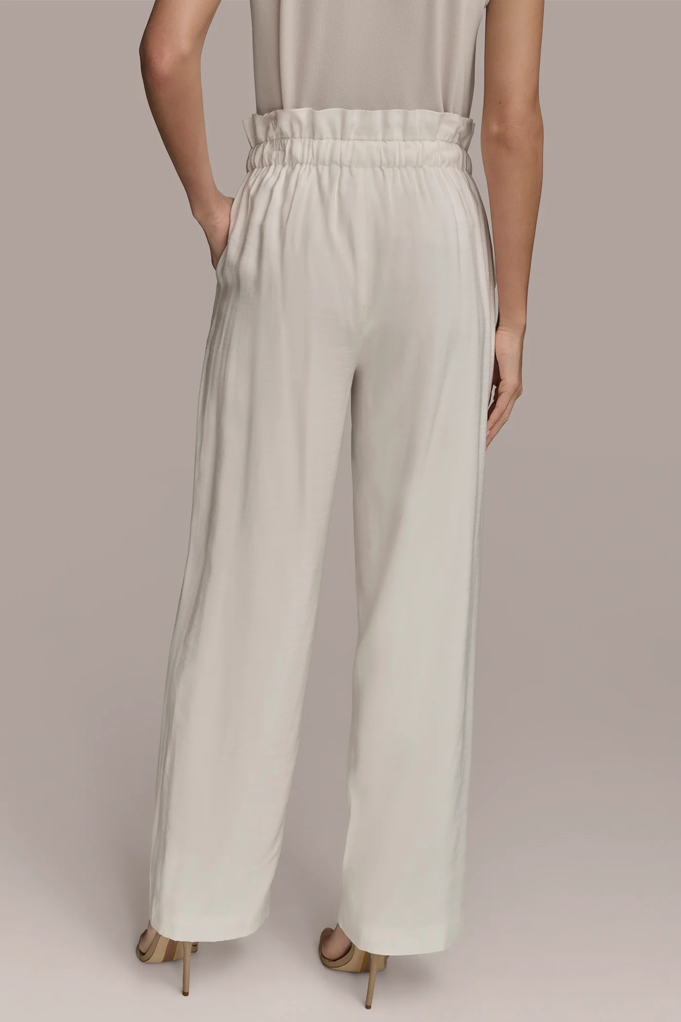 TIE-FRONT STRAIGHT LEG PANT - VXVOV