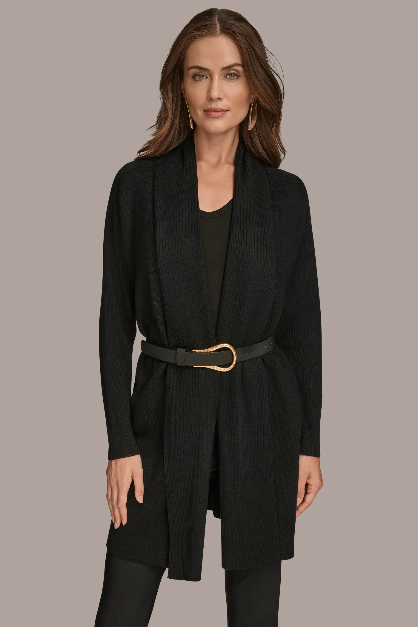 V-NECK LONG CARDIGAN - VXVOV
