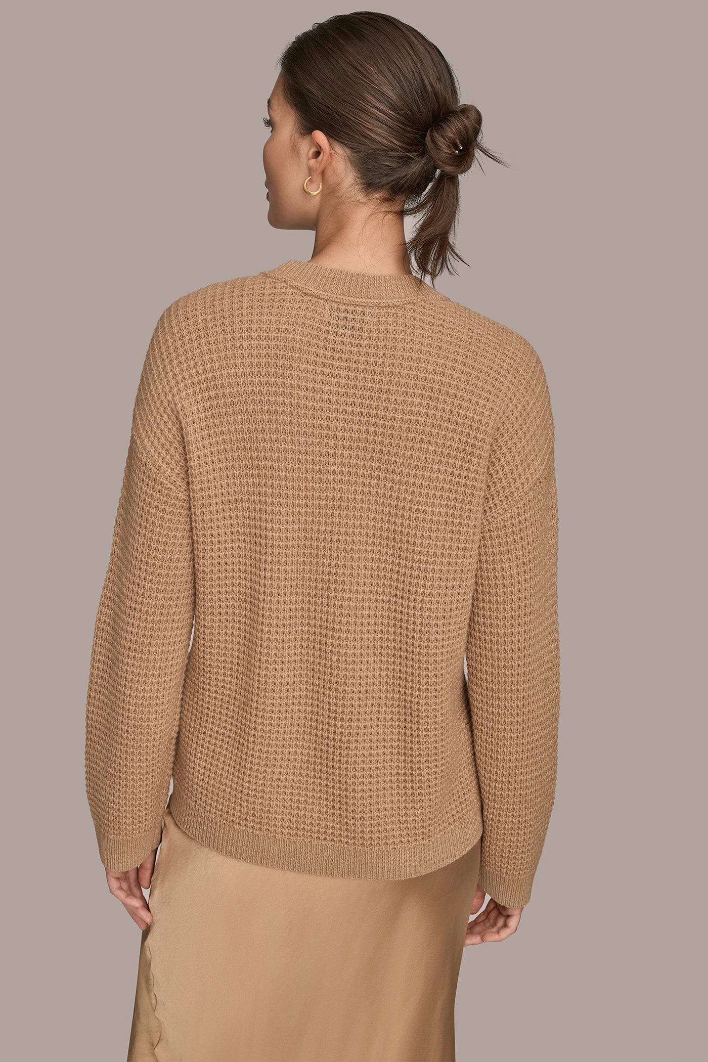 WOOL AND CASHMERE-BLEND POCKET SWEATER - VXVOV