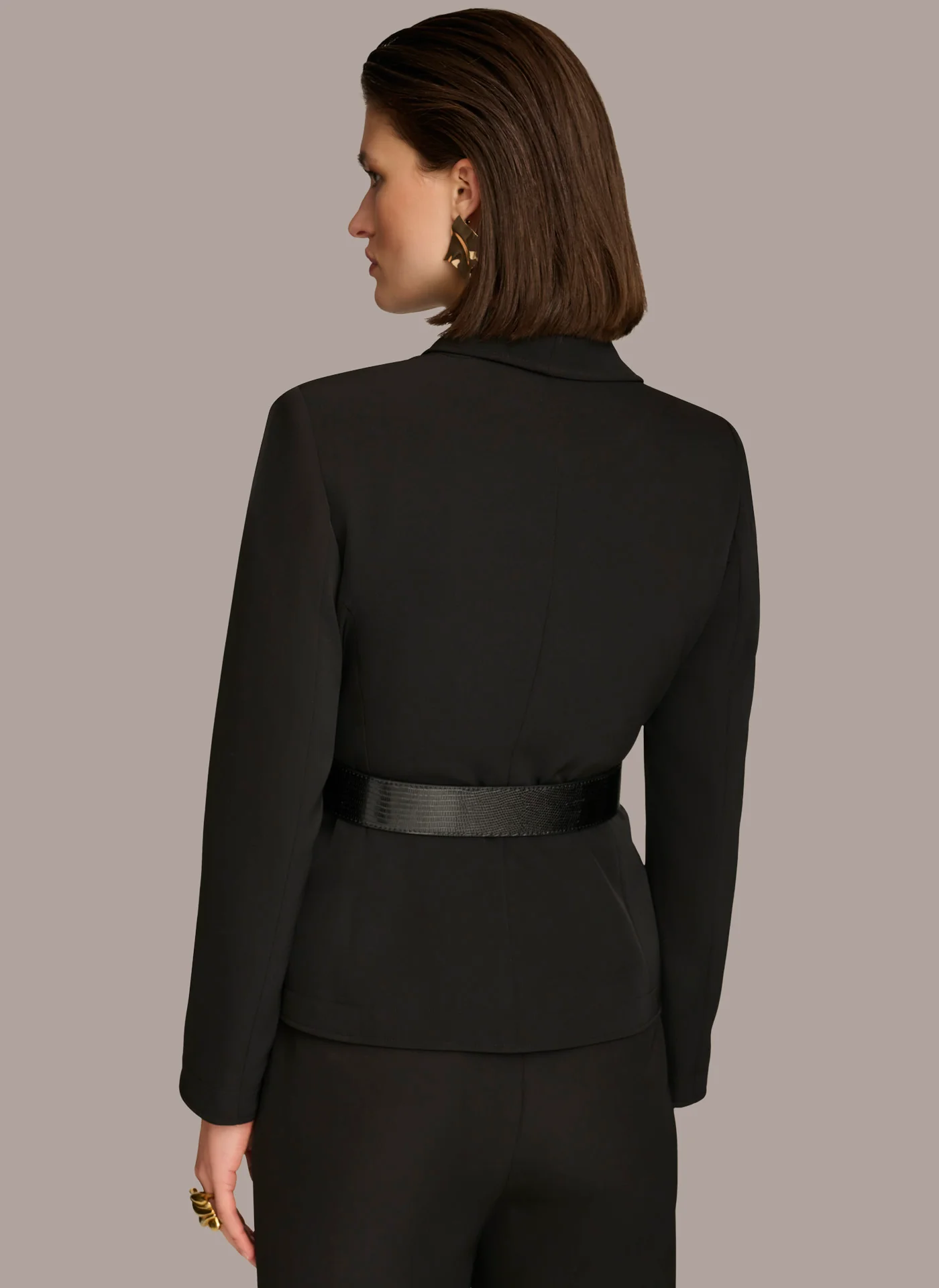 BELTED BLAZER - VXVOV