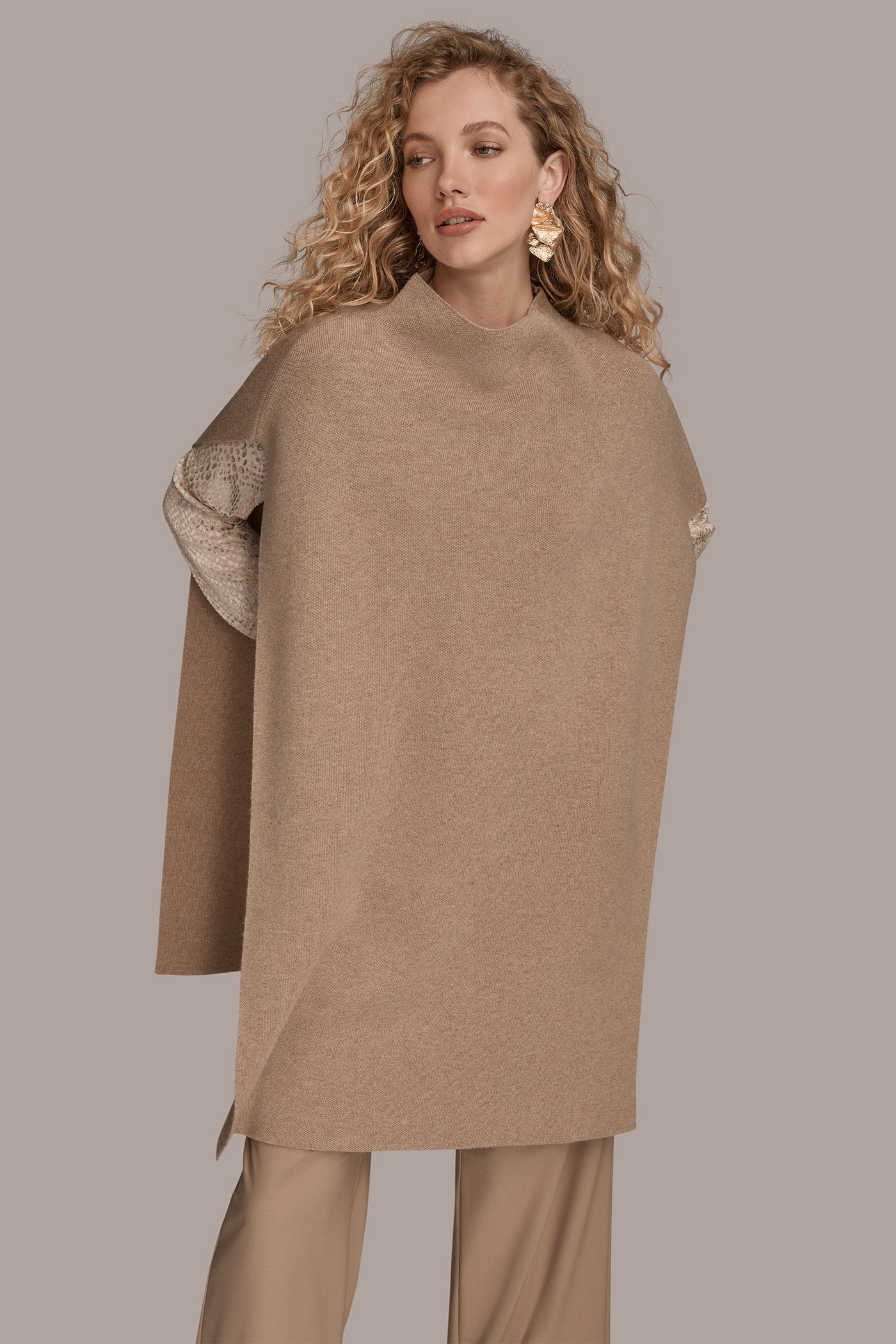 MOCK-NECK TUNIC - VXVOV