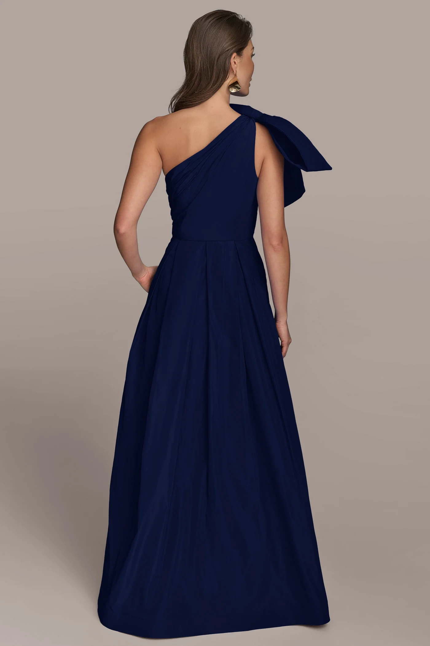 TAFFETA ONE-SHOULDER BALL GOWN - VXVOV