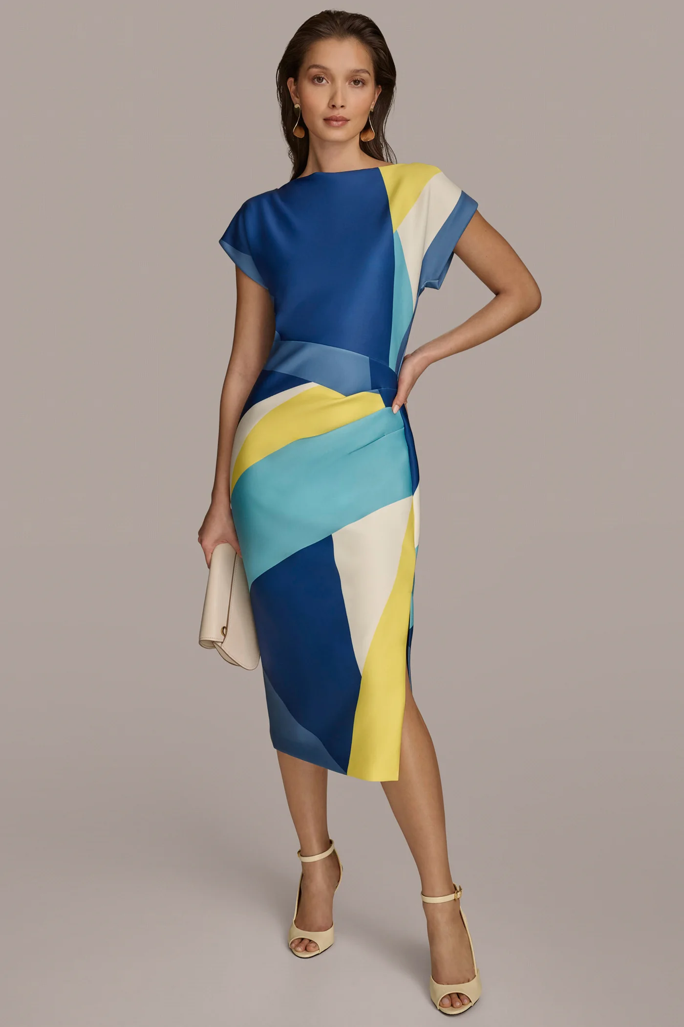 SHEATH COLORBLOCK DRESS - VXVOV