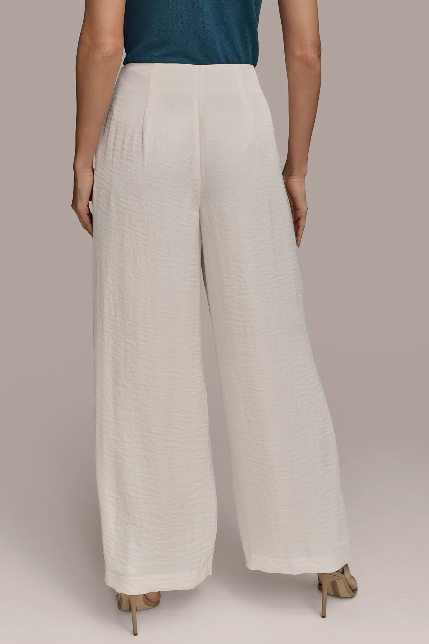 CRINKLED WIDE LEG PANT - VXVOV
