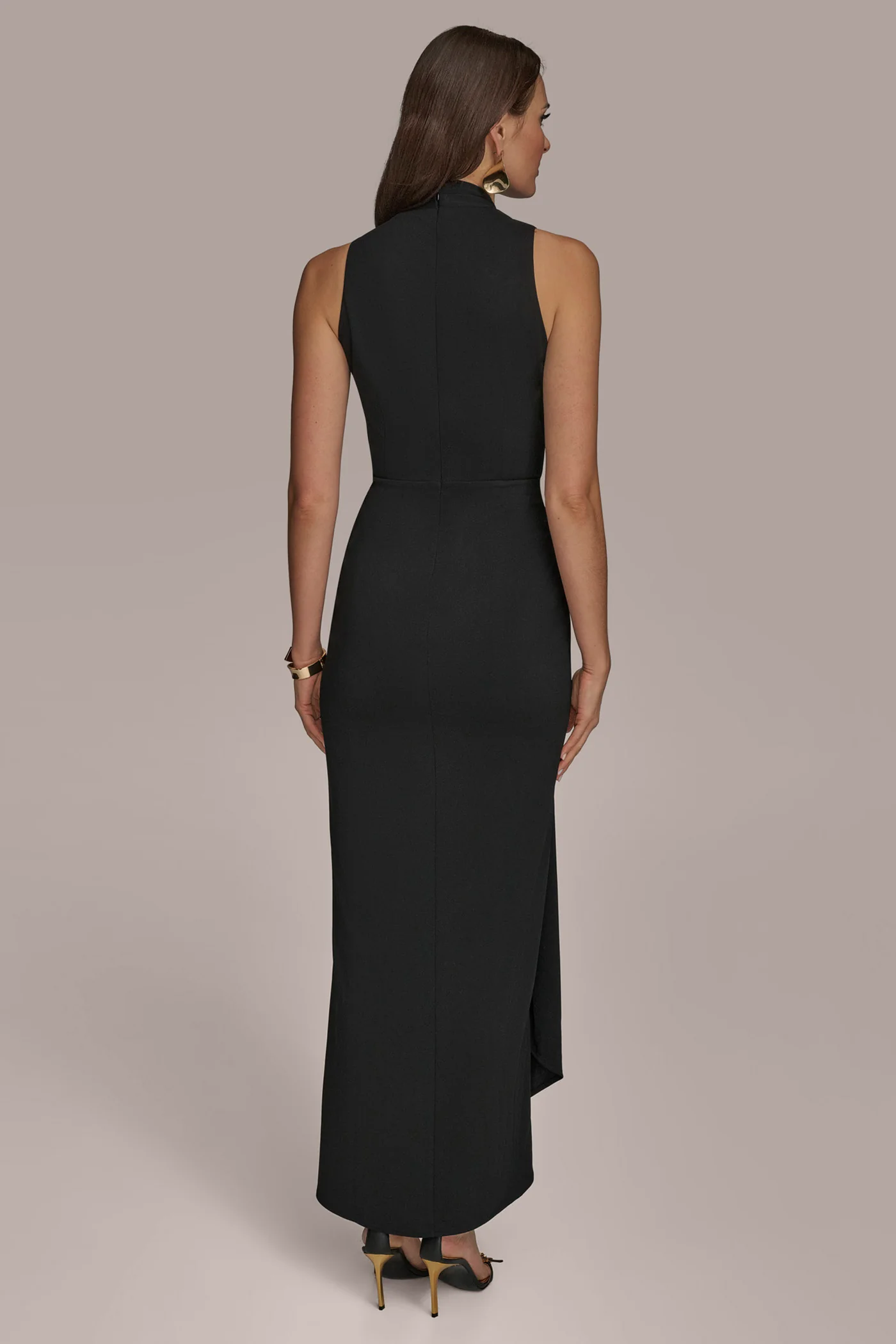WRAP-EFFECT GOWN - VXVOV