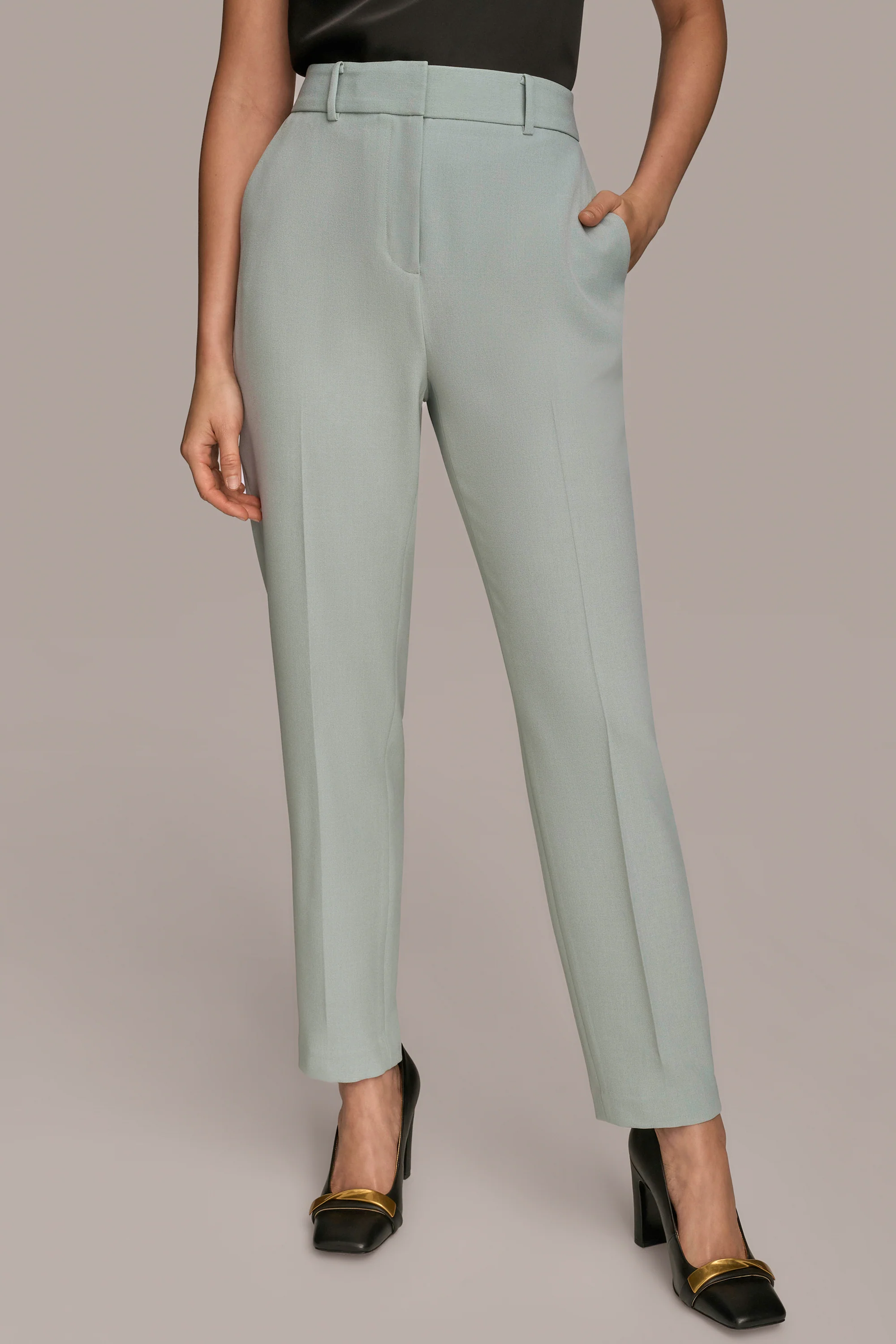 HIGH-RISE STRAIGHT-LEG PANT - VXVOV