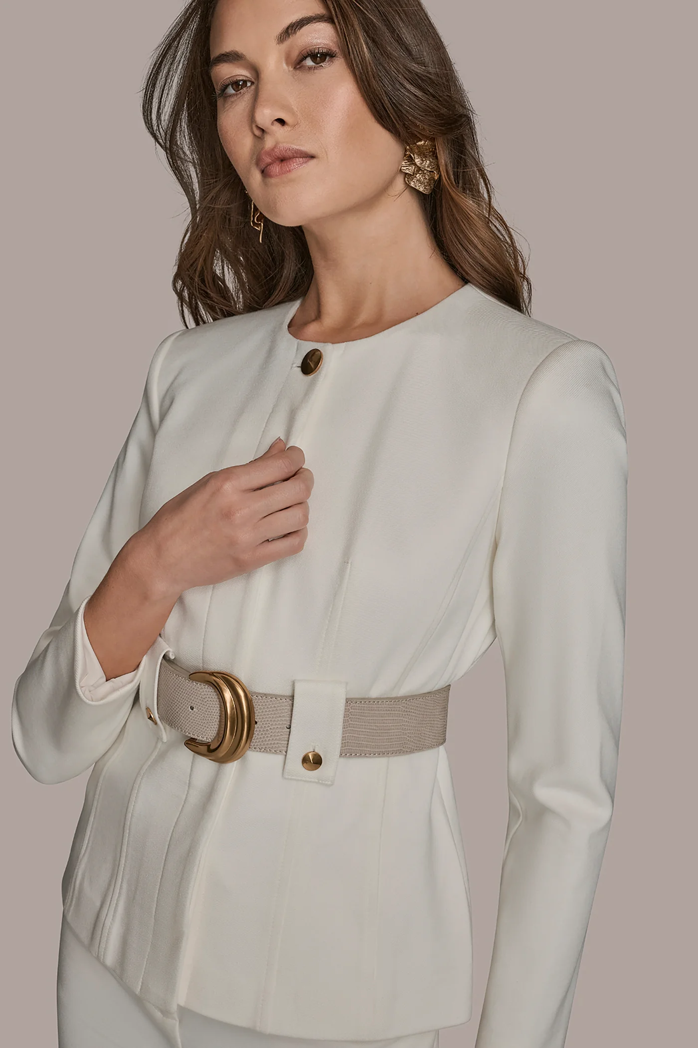 BELTED JACKET - VXVOV