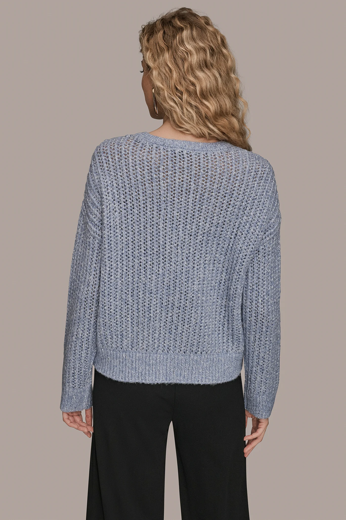 OPEN-STITCH SWEATER - VXVOV