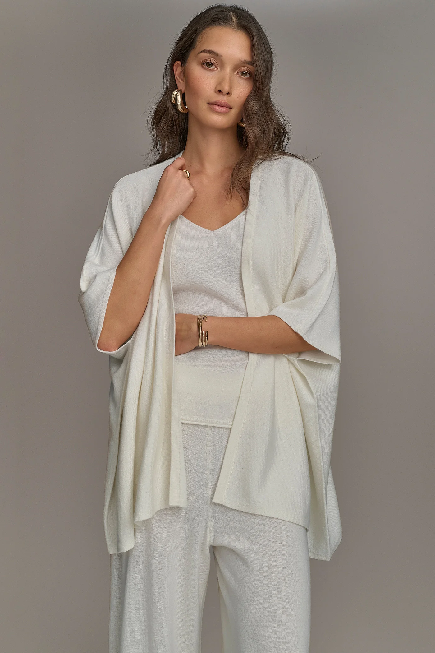 CASHMERE SHORT SLEEVE CARDIGAN - VXVOV