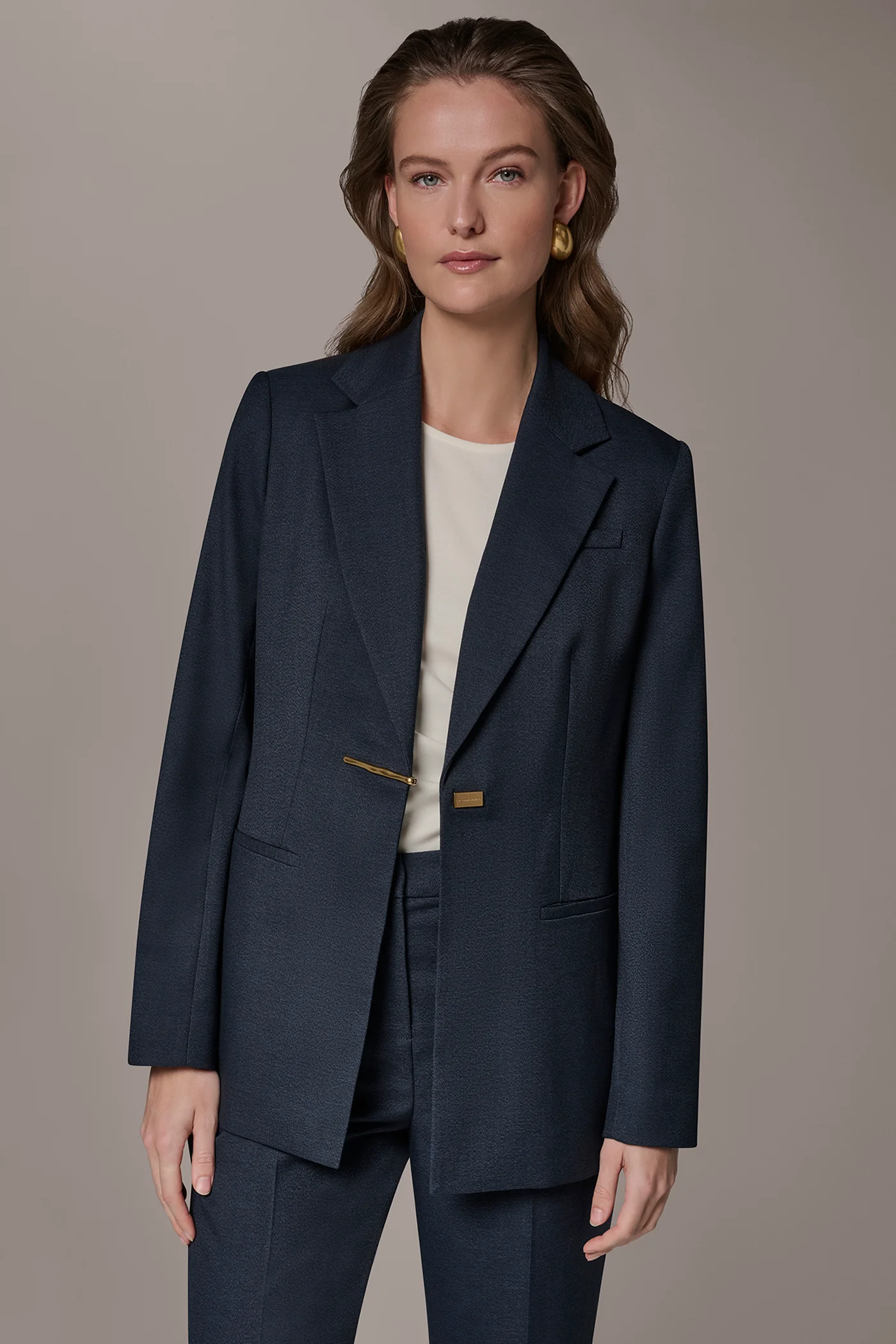 GOLD BAR LONGLINE BLAZER - VXVOV