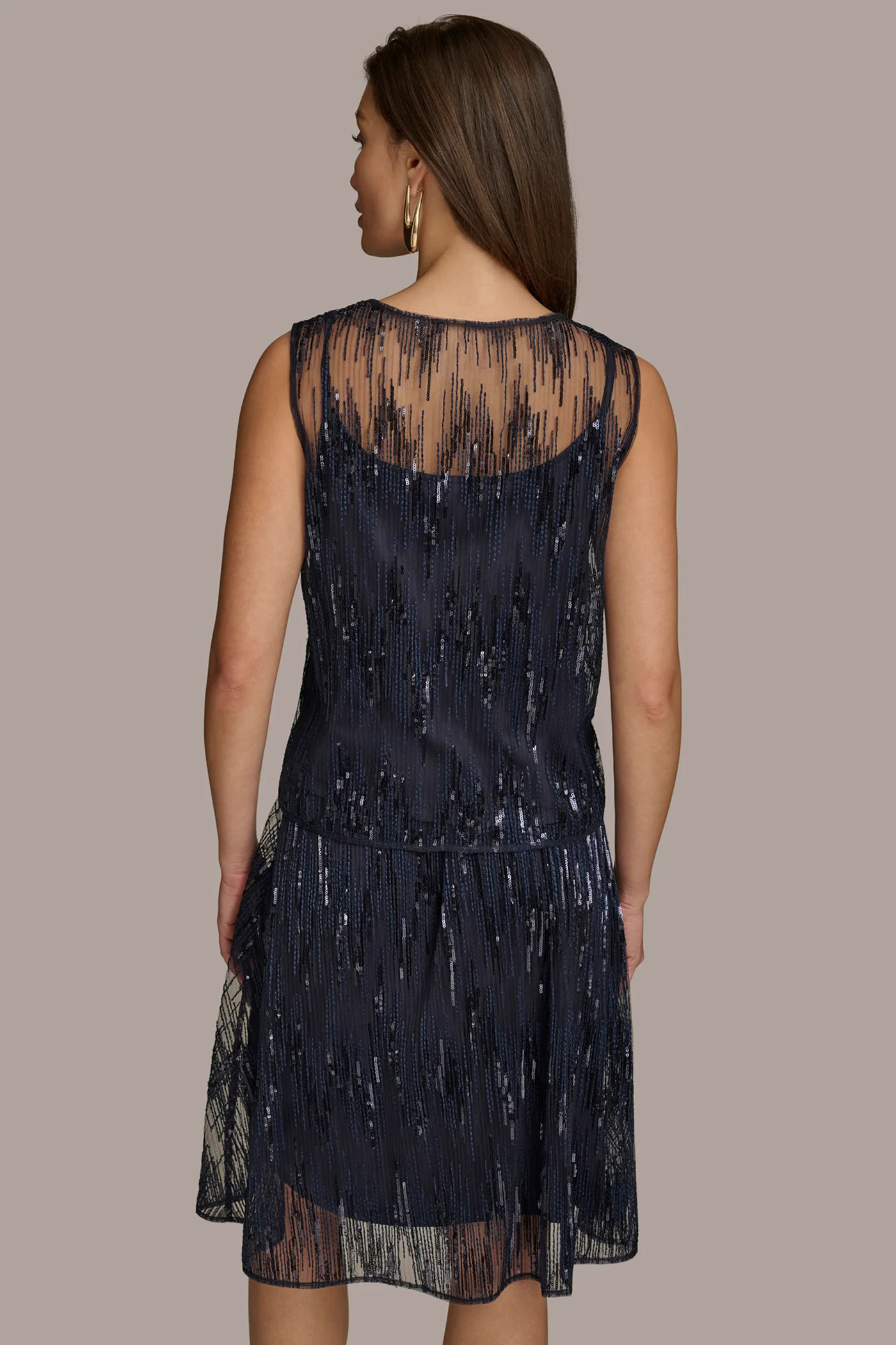 SEQUIN MESH TOP - VXVOV
