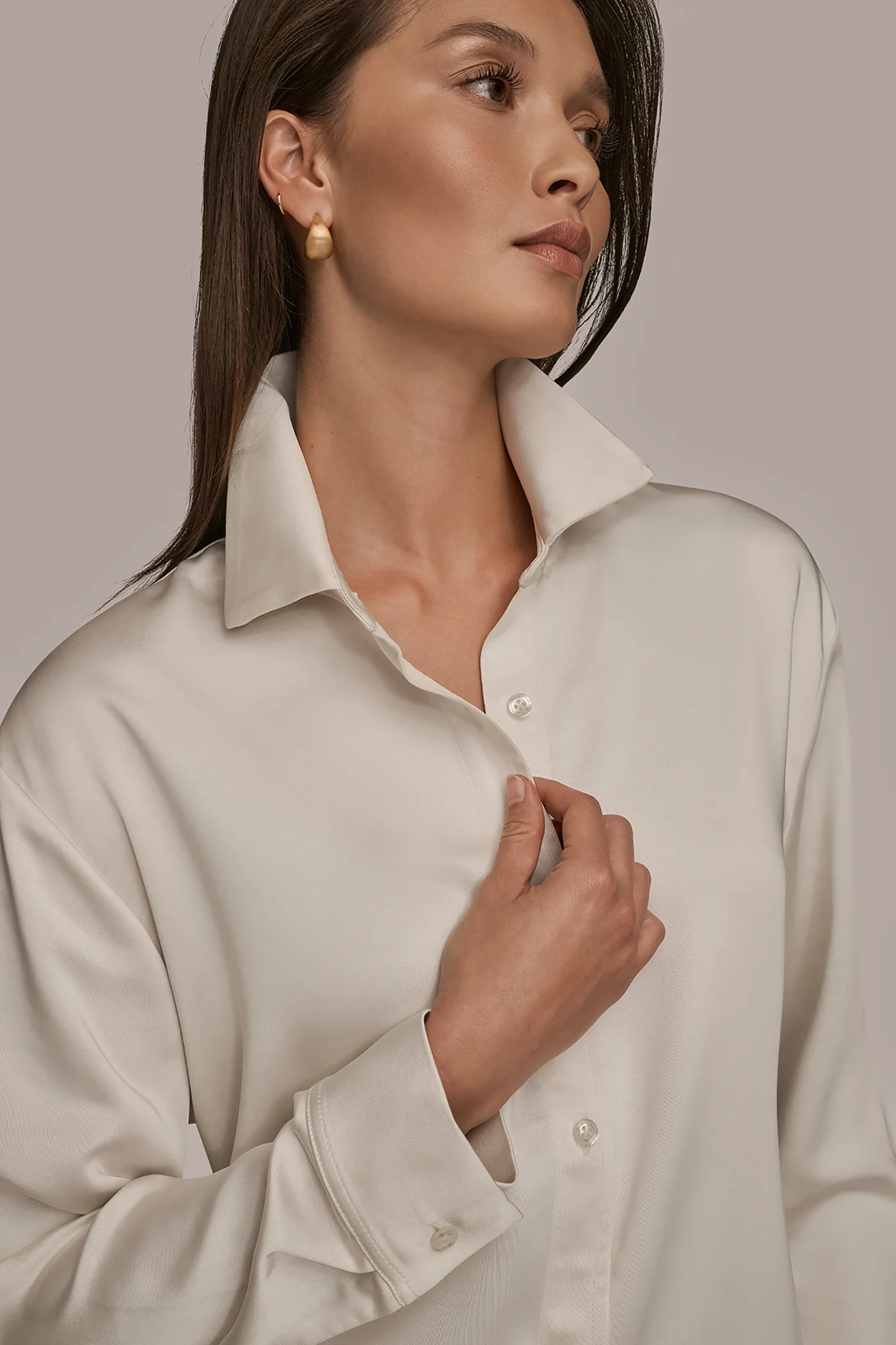 WOVEN BUTTON DOWN SHIRT - VXVOV
