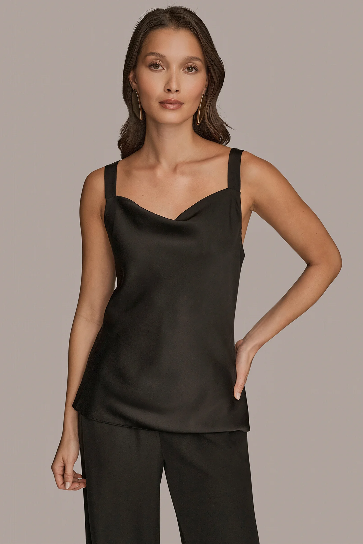 COWL-NECK CAMI - VXVOV