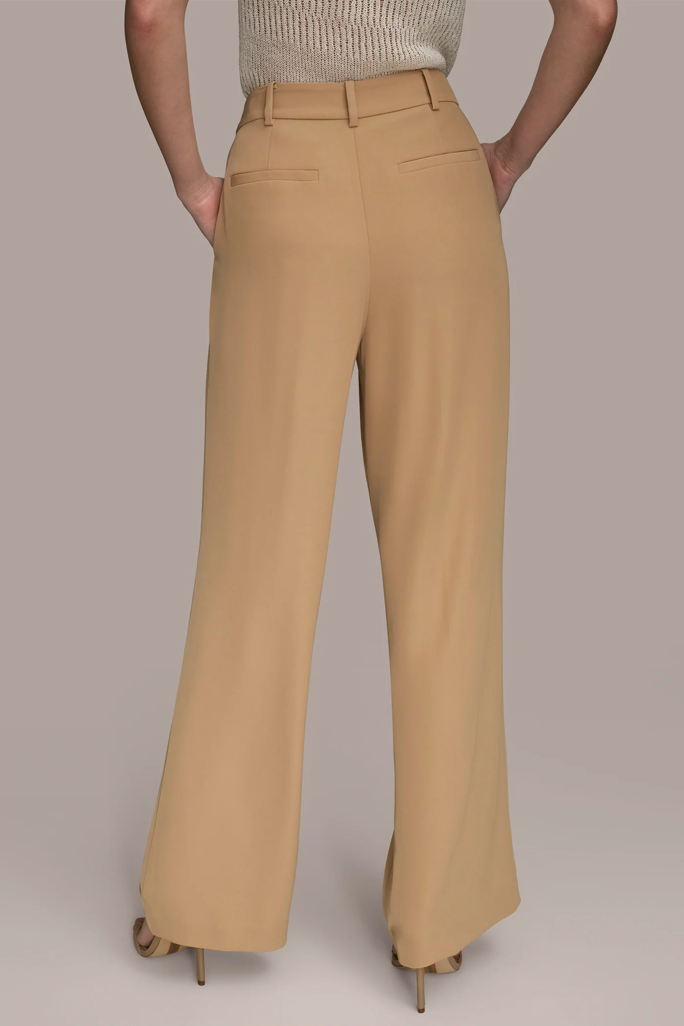PLEATED WIDE LEG PANT - VXVOV