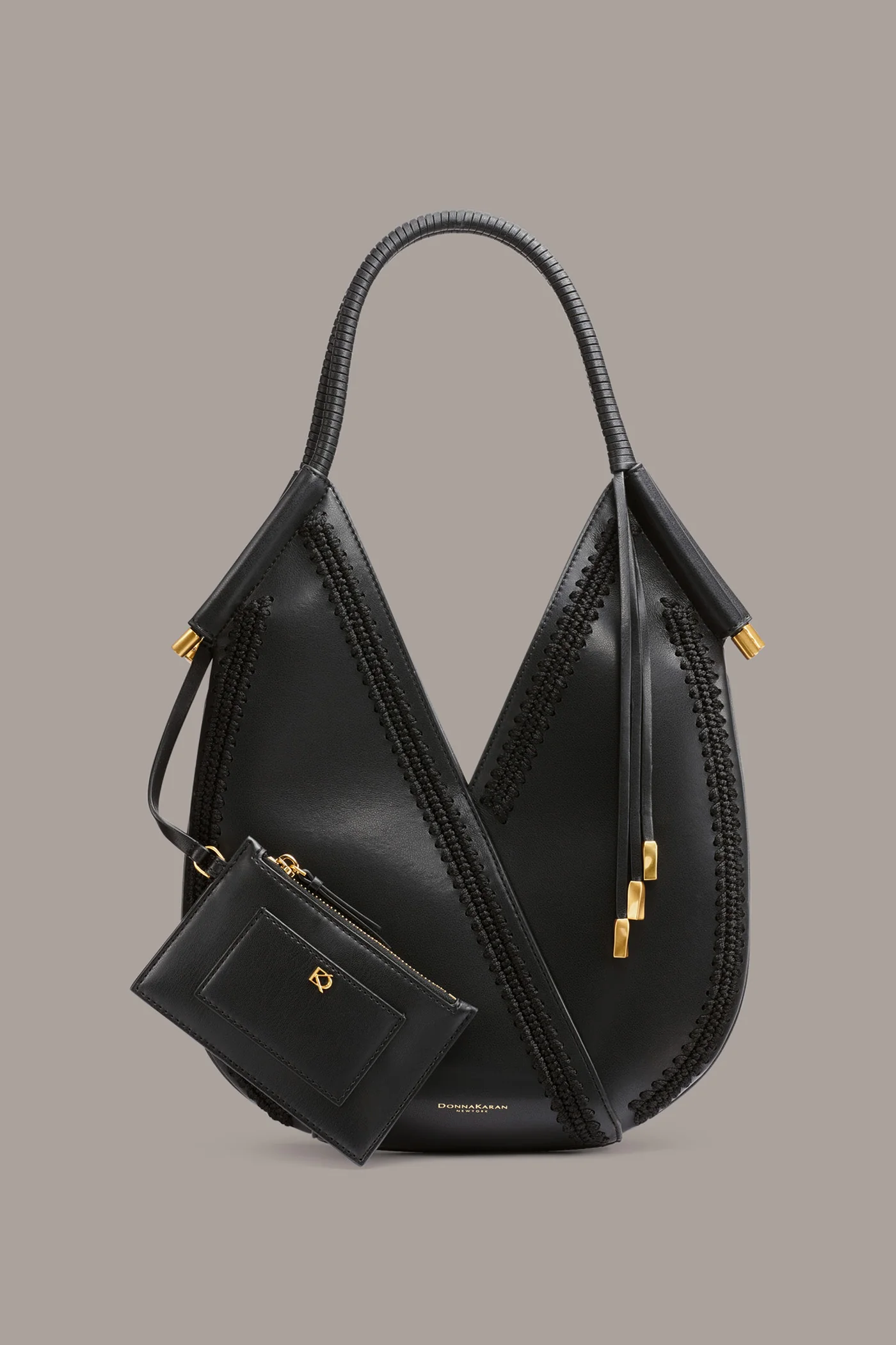 BALDWIN MINI CROCHET-TRIMMED SHOULDER BAG - VXVOV