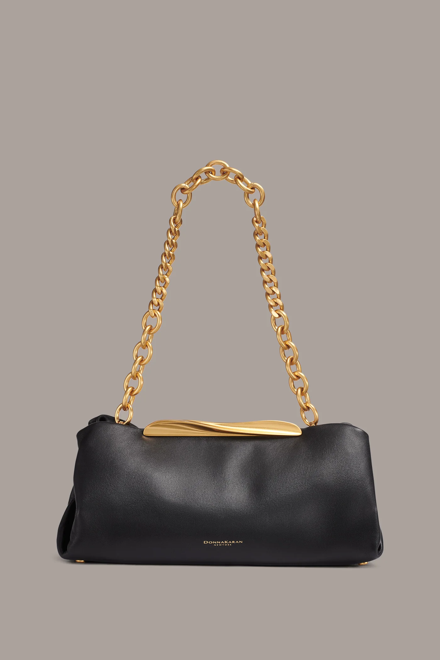 POPLIN LEATHER CLUTCH - VXVOV