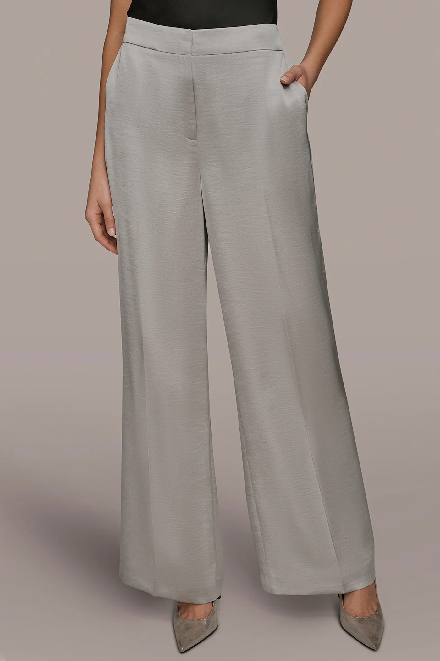 WIDE-LEG CLEAN FRONT PANT - VXVOV