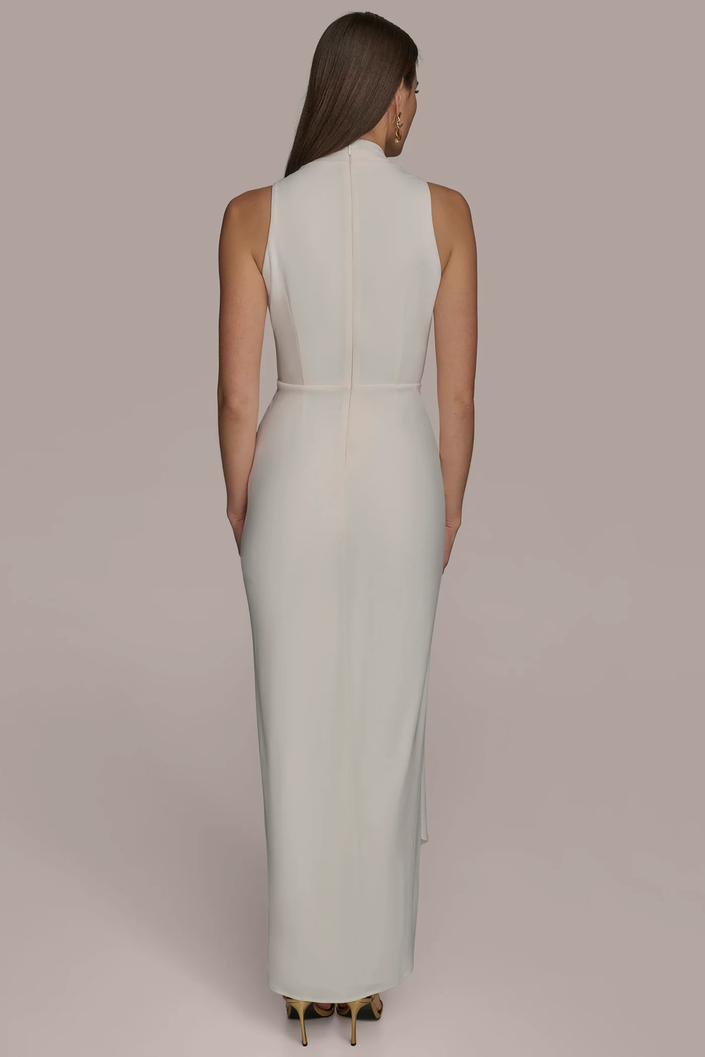 WRAP-EFFECT GOWN - VXVOV