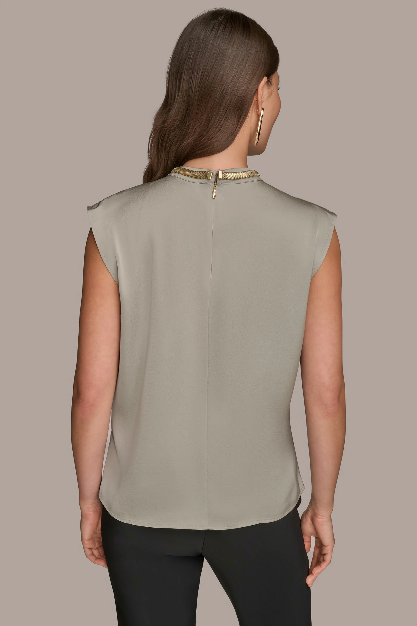 CAP SLEEVE TWIST-FRONT TOP - VXVOV