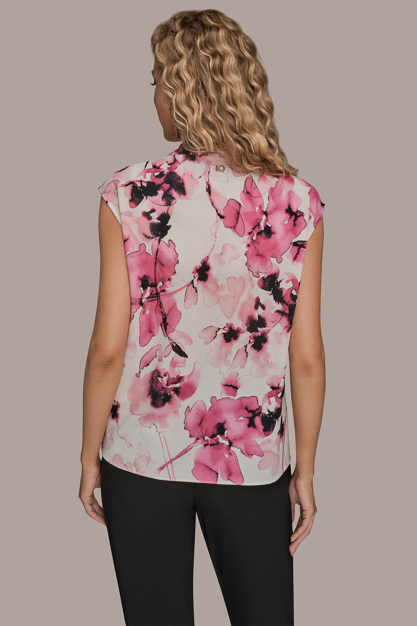 SLEEVELESS COWL NECK TOP - VXVOV