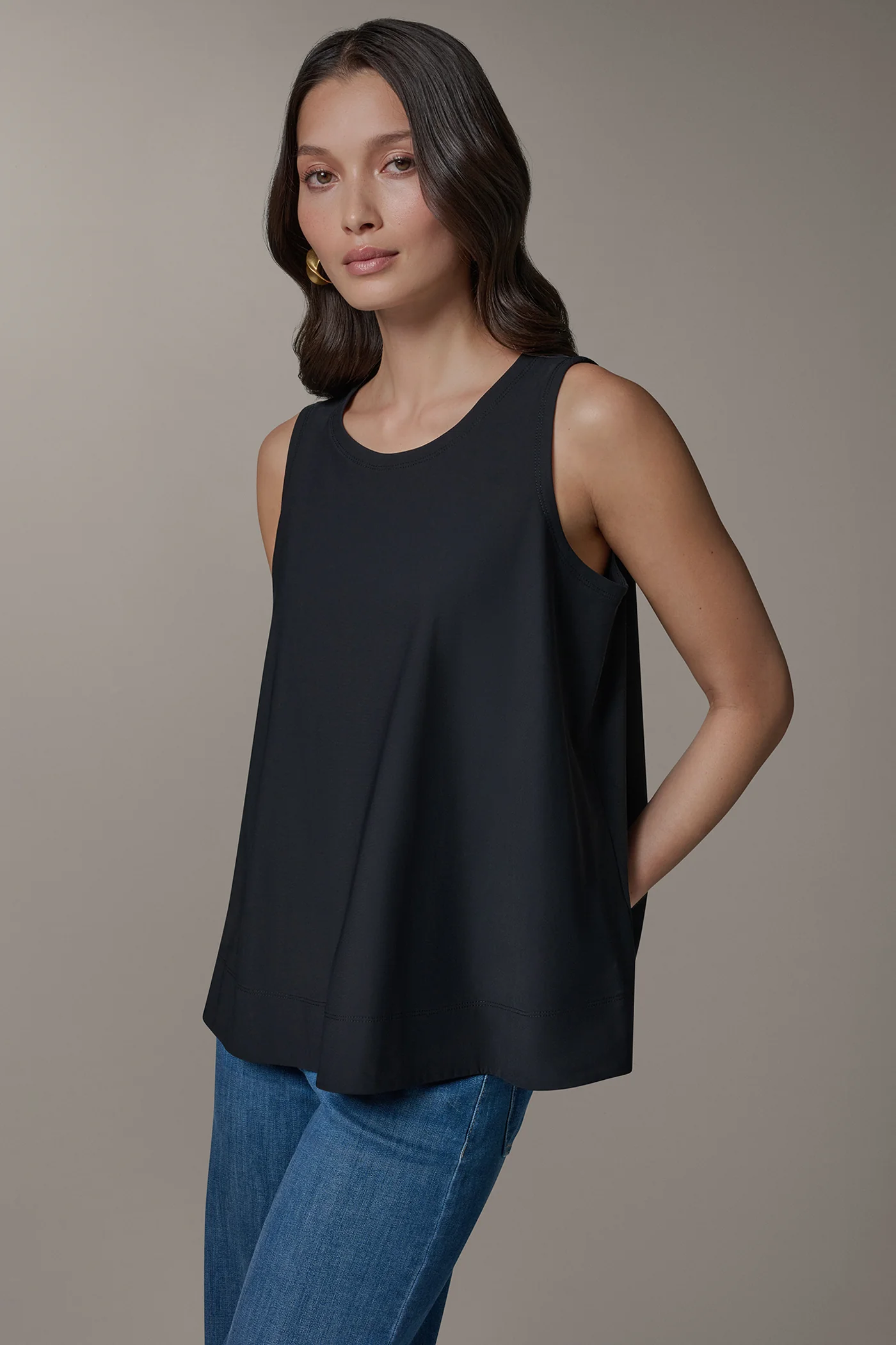 SLEEVELESS SWING TOP - VXVOV