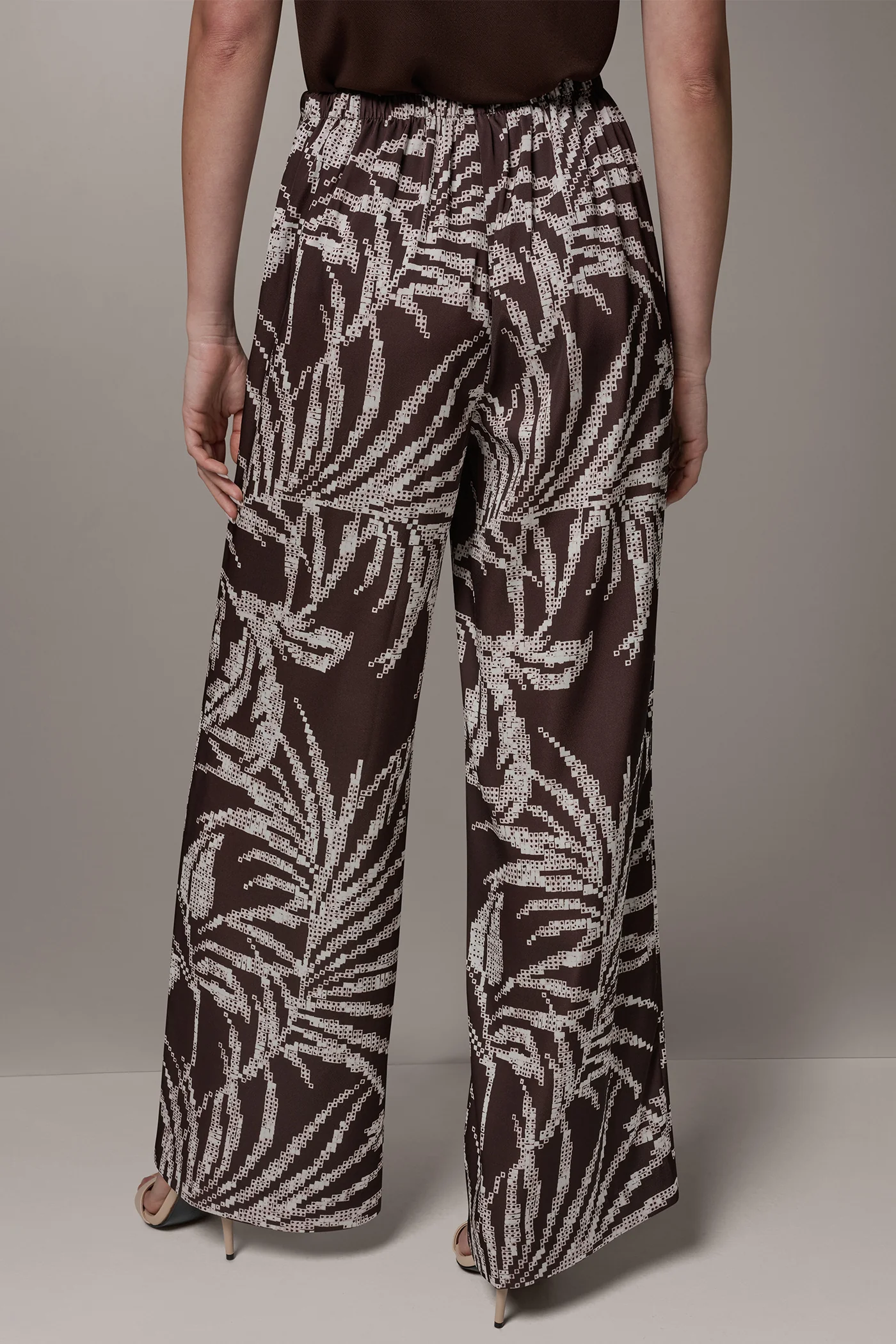 HIGH-RISE PRINT WIDE-LEG PANT - VXVOV