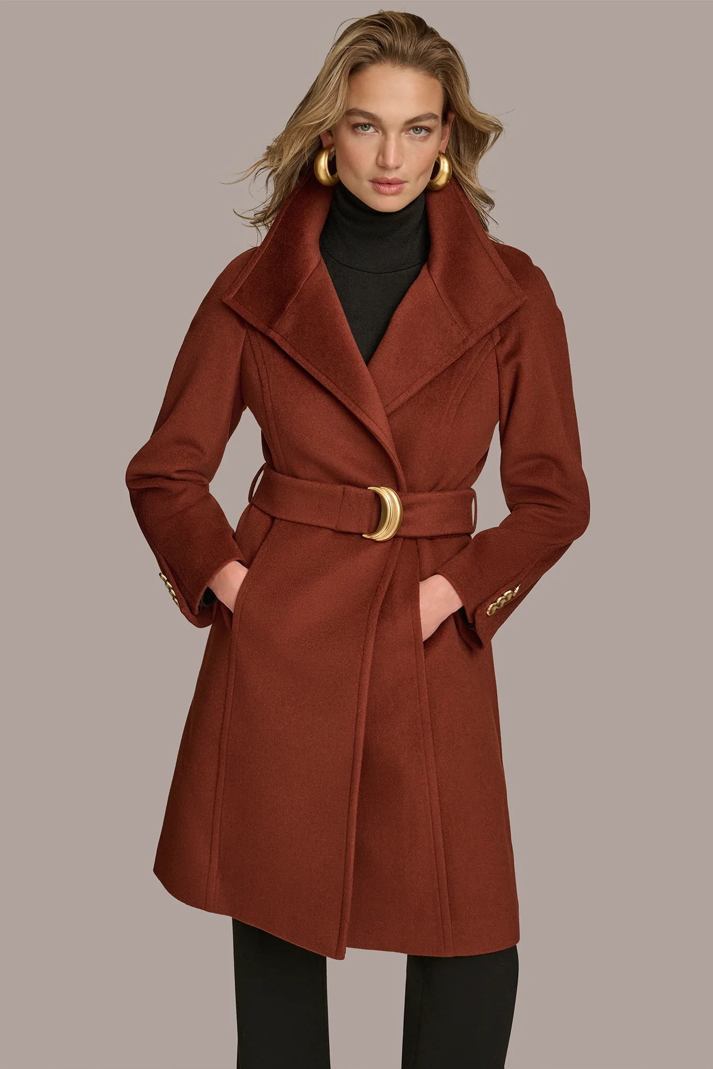 WOOL TRENCH COAT - VXVOV