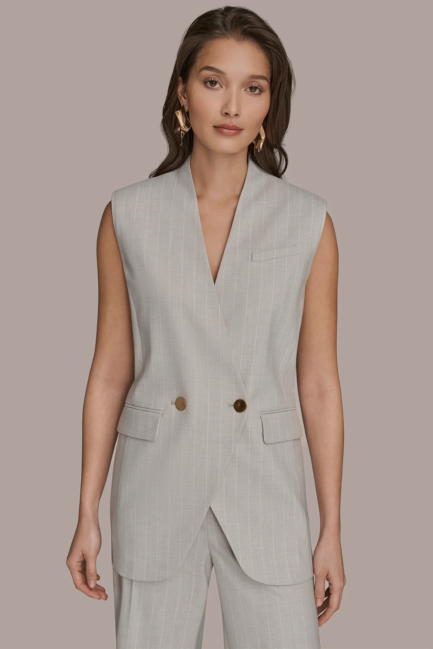 PINSTRIPE VEST - VXVOV